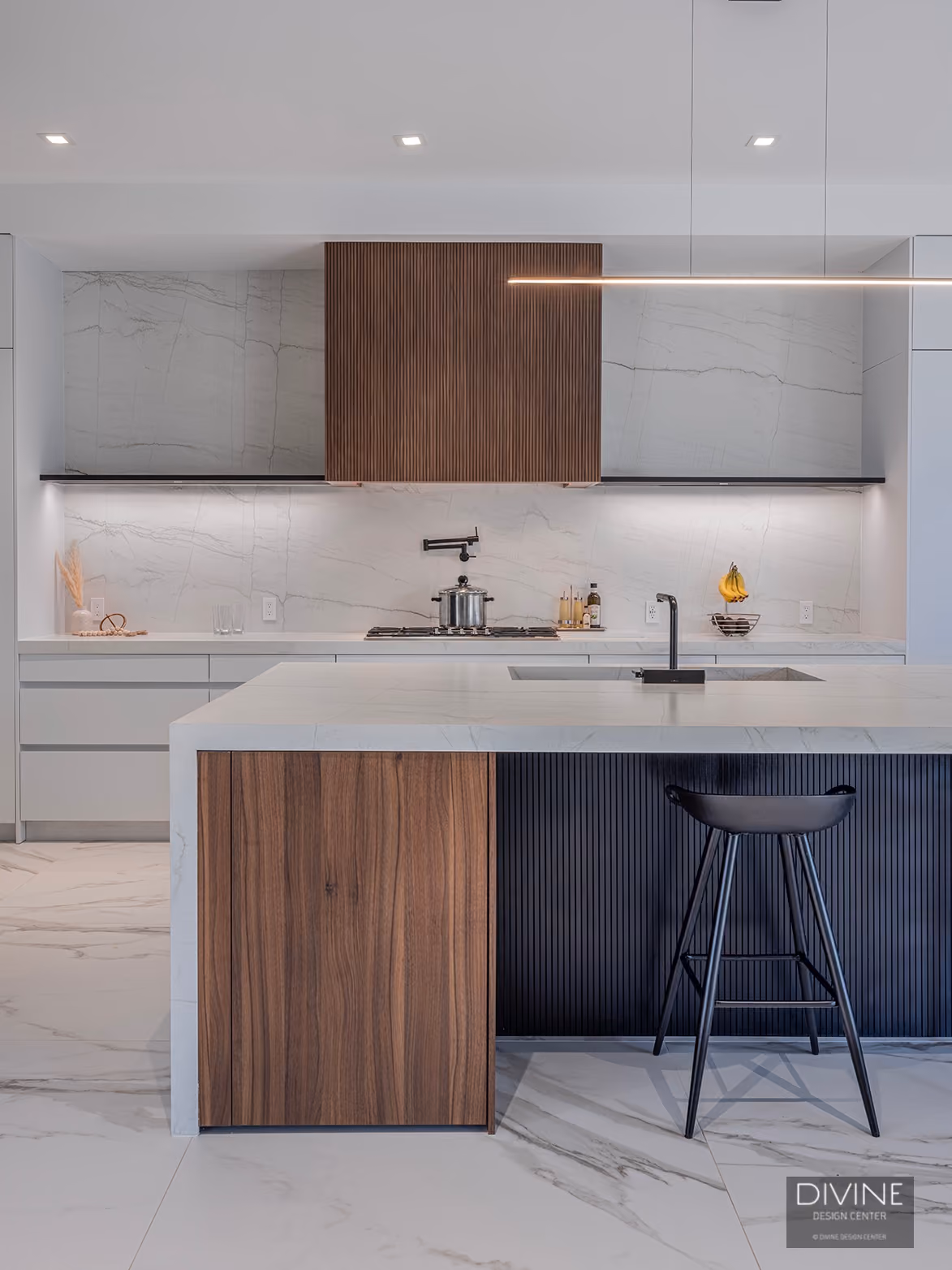 Modern Dream Kitchen in Milton, MA