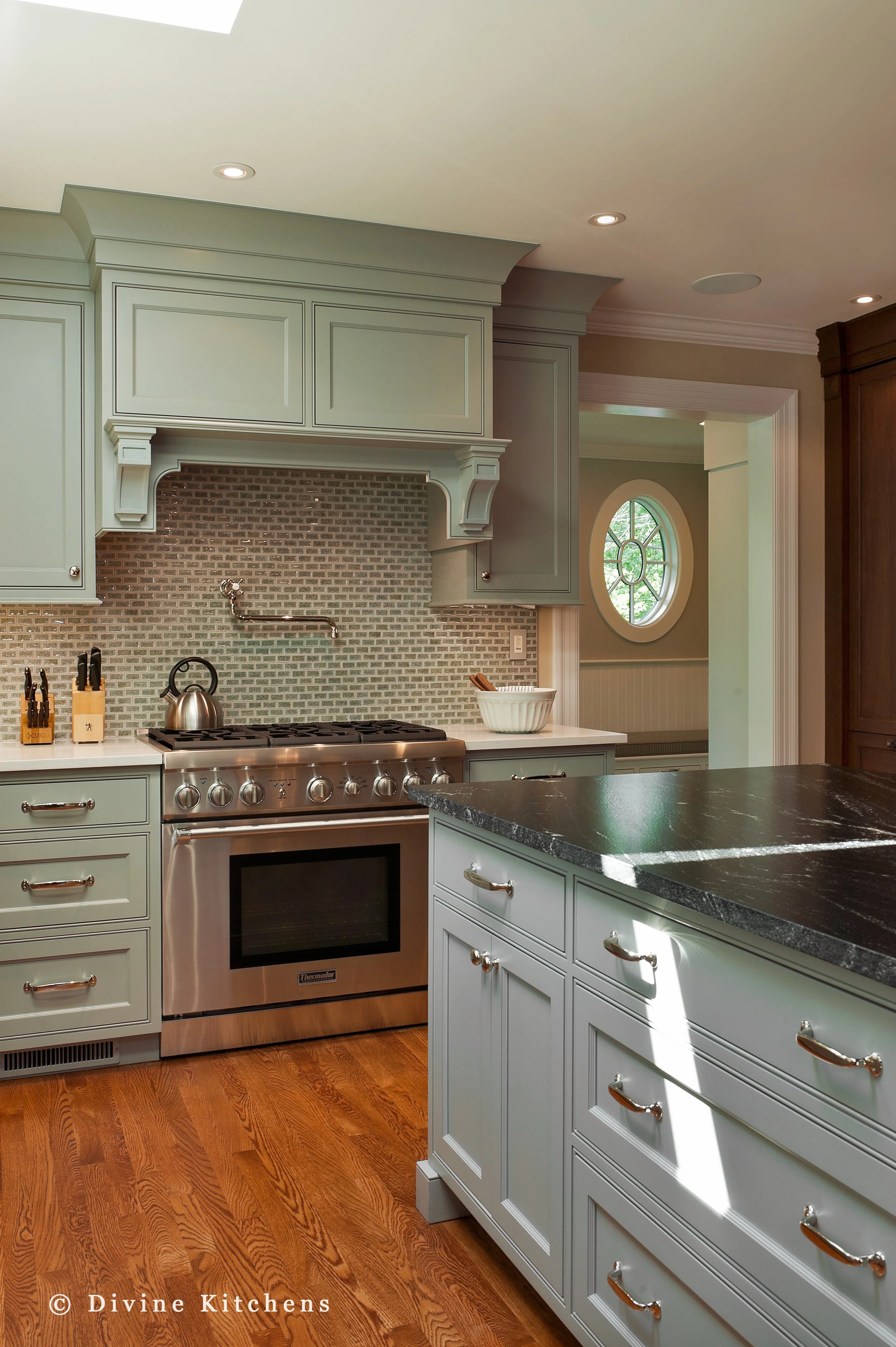 Newton Transitional Tradition Kitchen