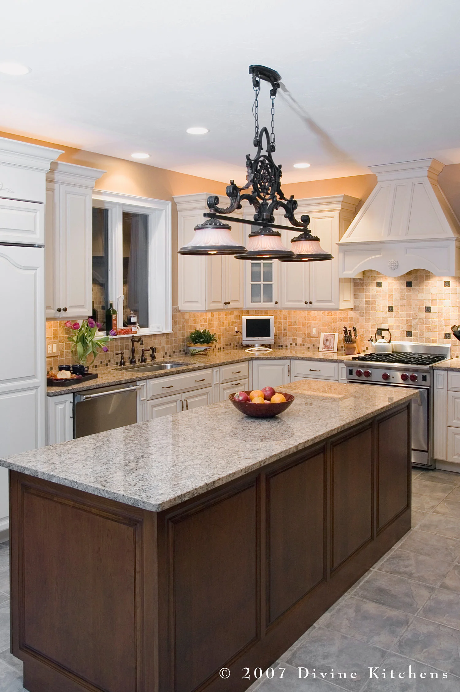 Boston MetroWest Traditional Kitchen Two Tone