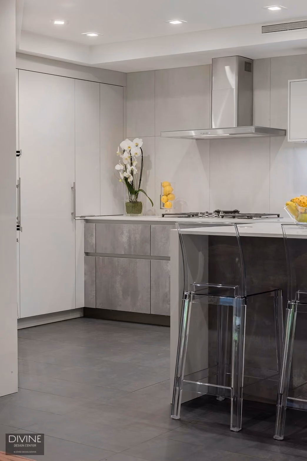 Newton Modern Concrete Kitchen