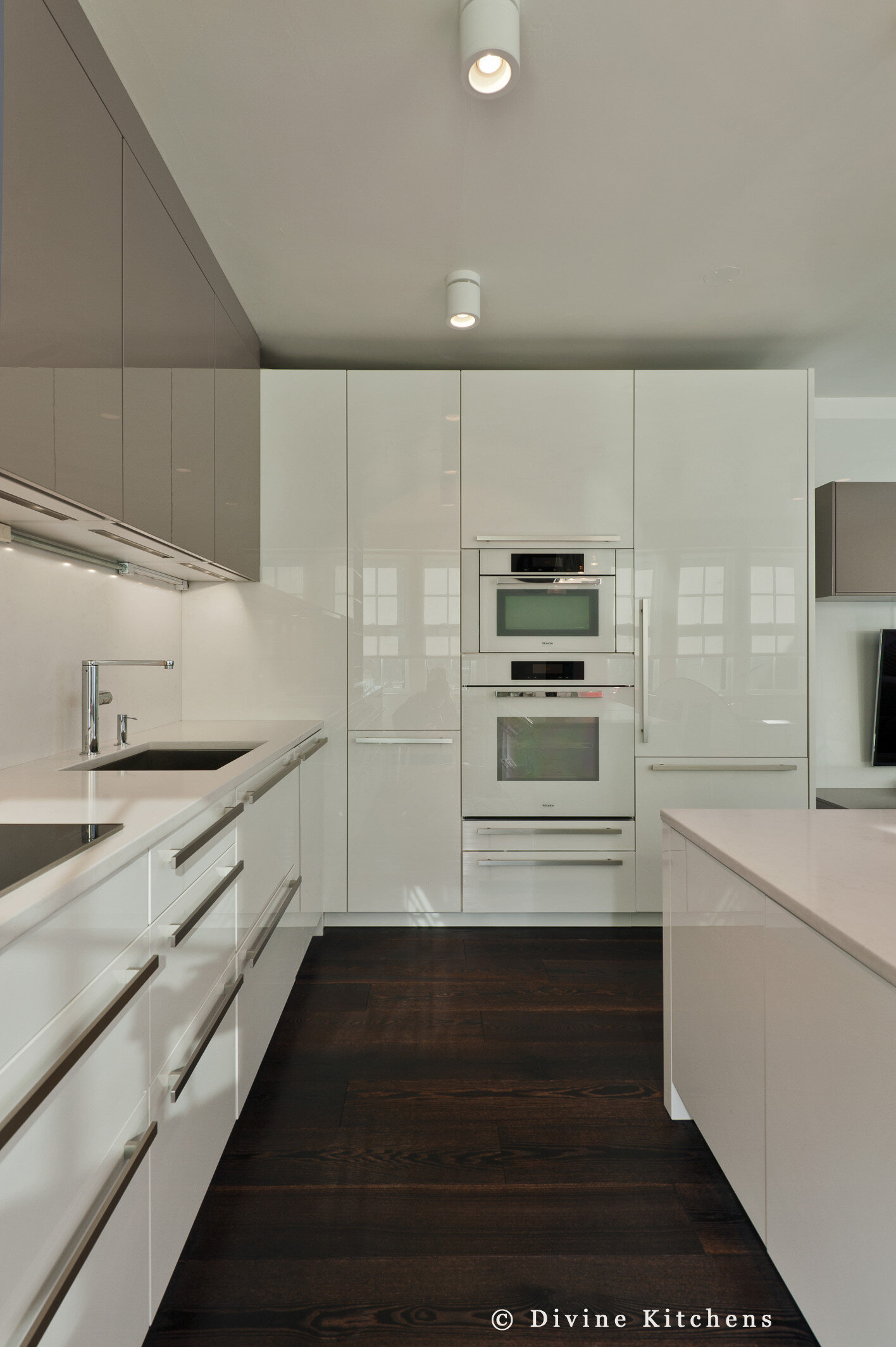 Cambridge Memorial Drive Contemporary Modern Leicht Kitchen