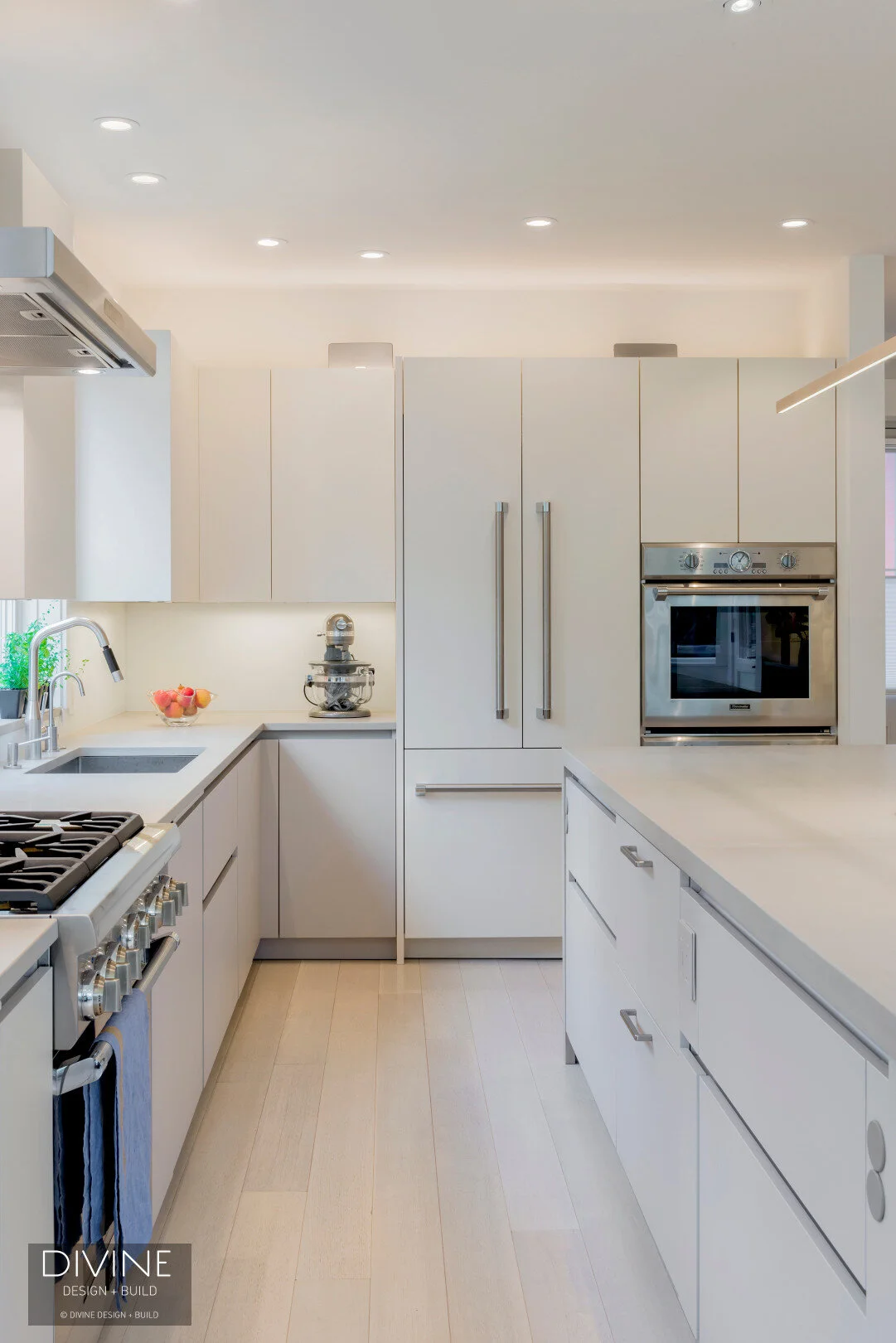 Cambridge Contemporary Kitchen in Victorian Home