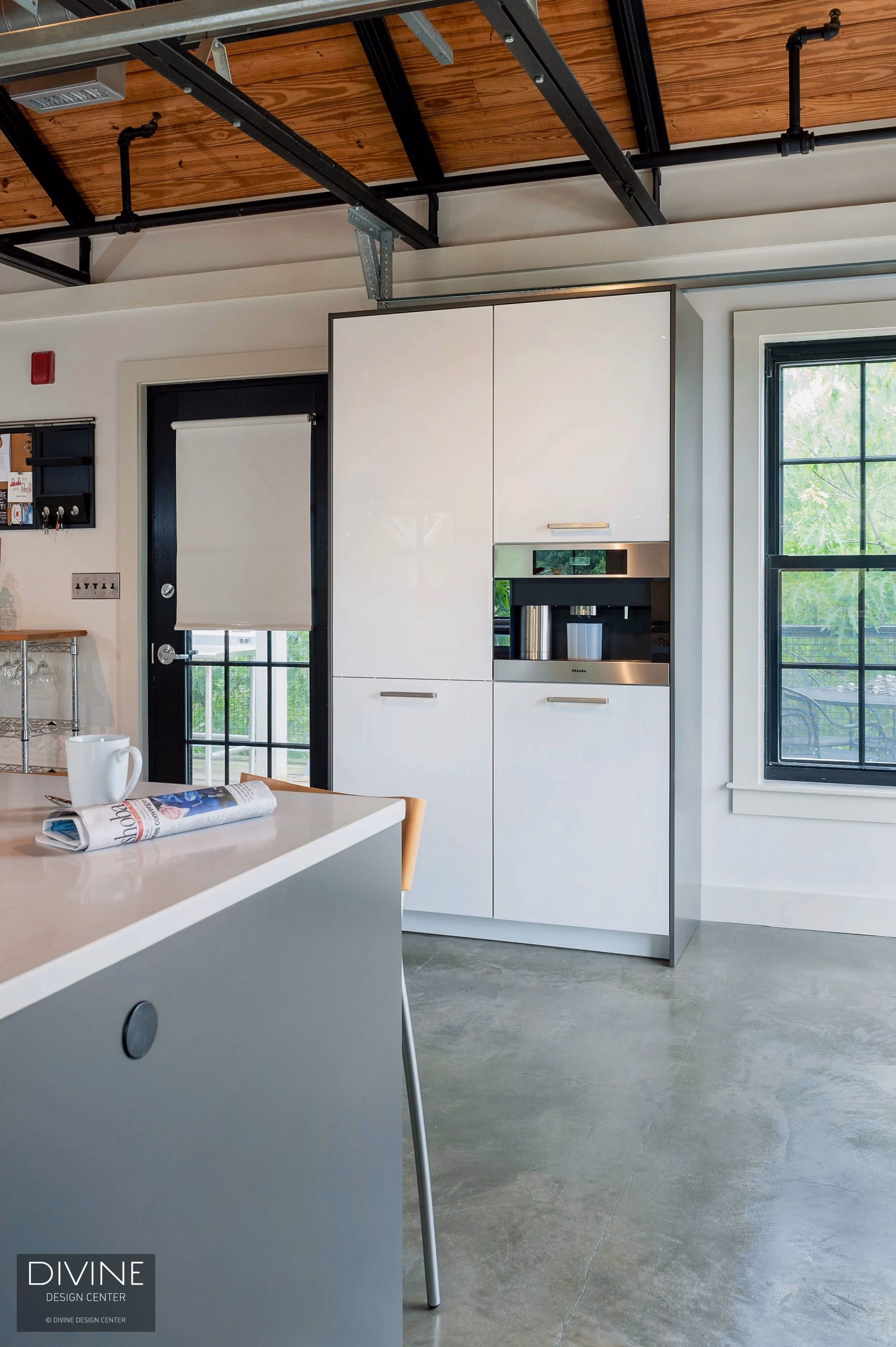 Boston Somerville Modern Inusstrial Loft Kitchen