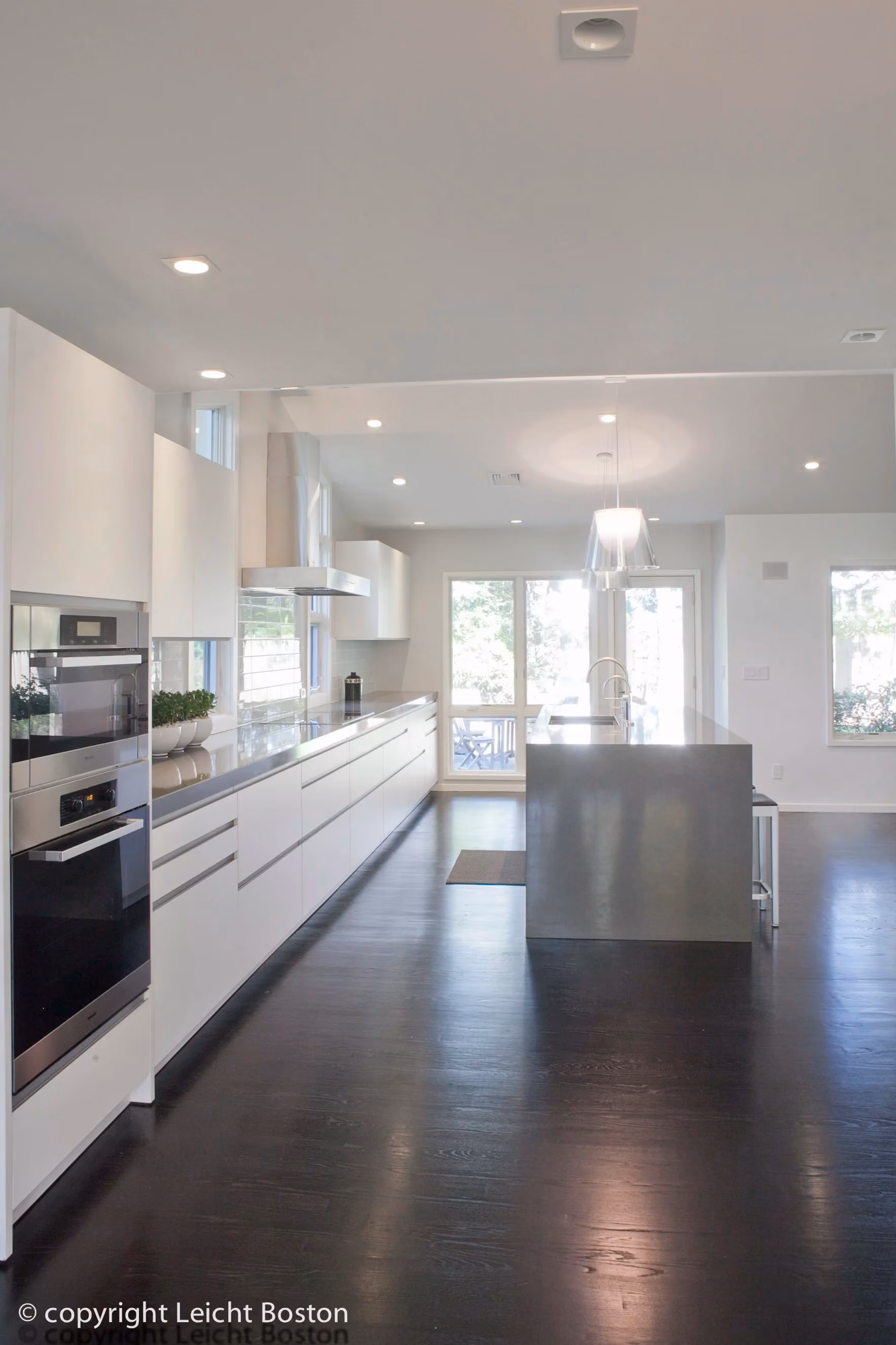 Boston North Shore Swampscot Modern Open Kitchen