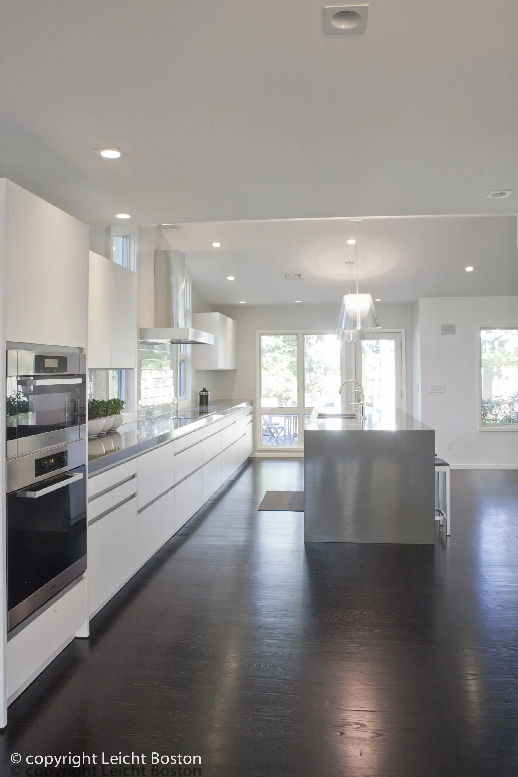 Boston North Shore Swampscot Modern Open Kitchen
