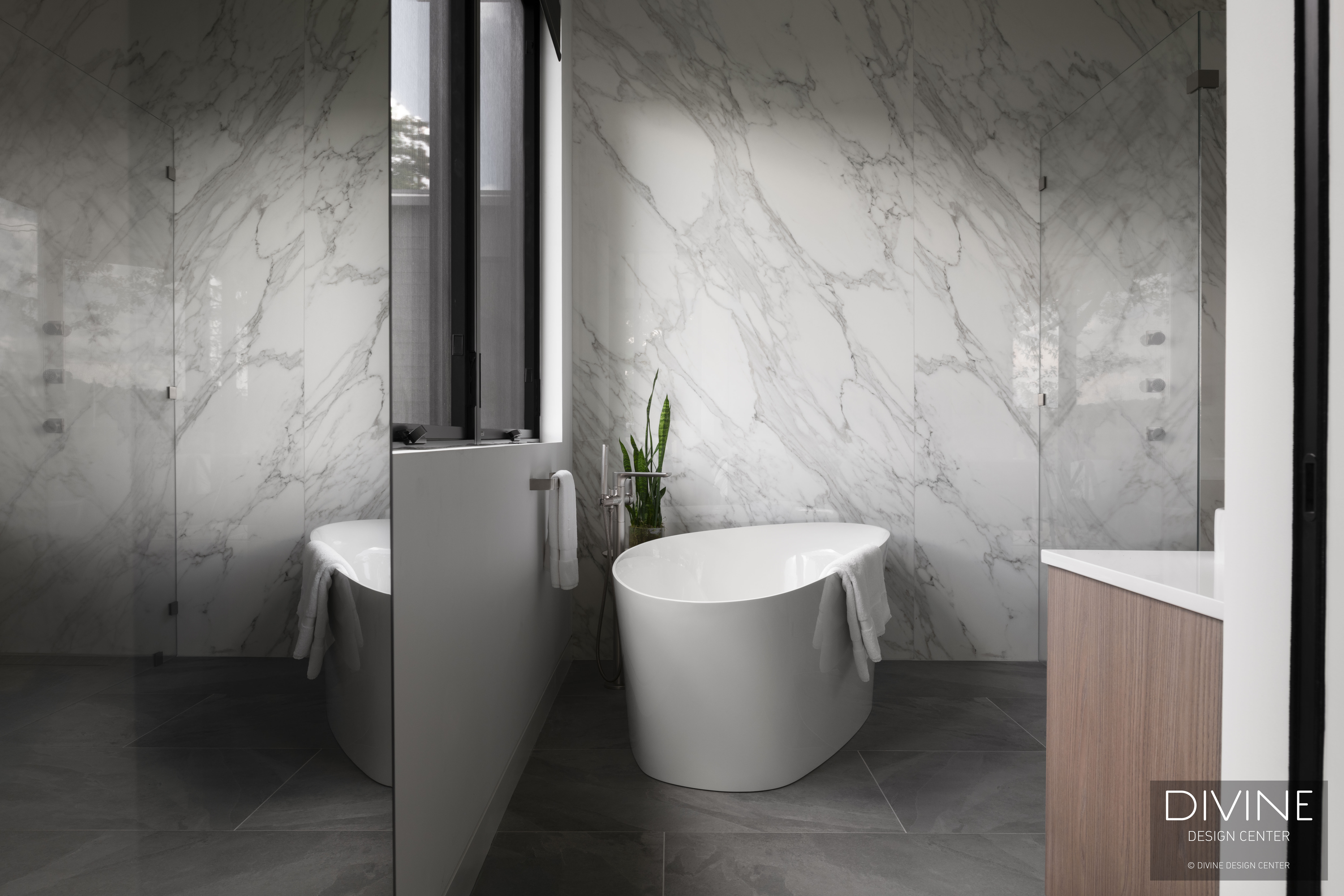 Architectural detail of contemporary home design