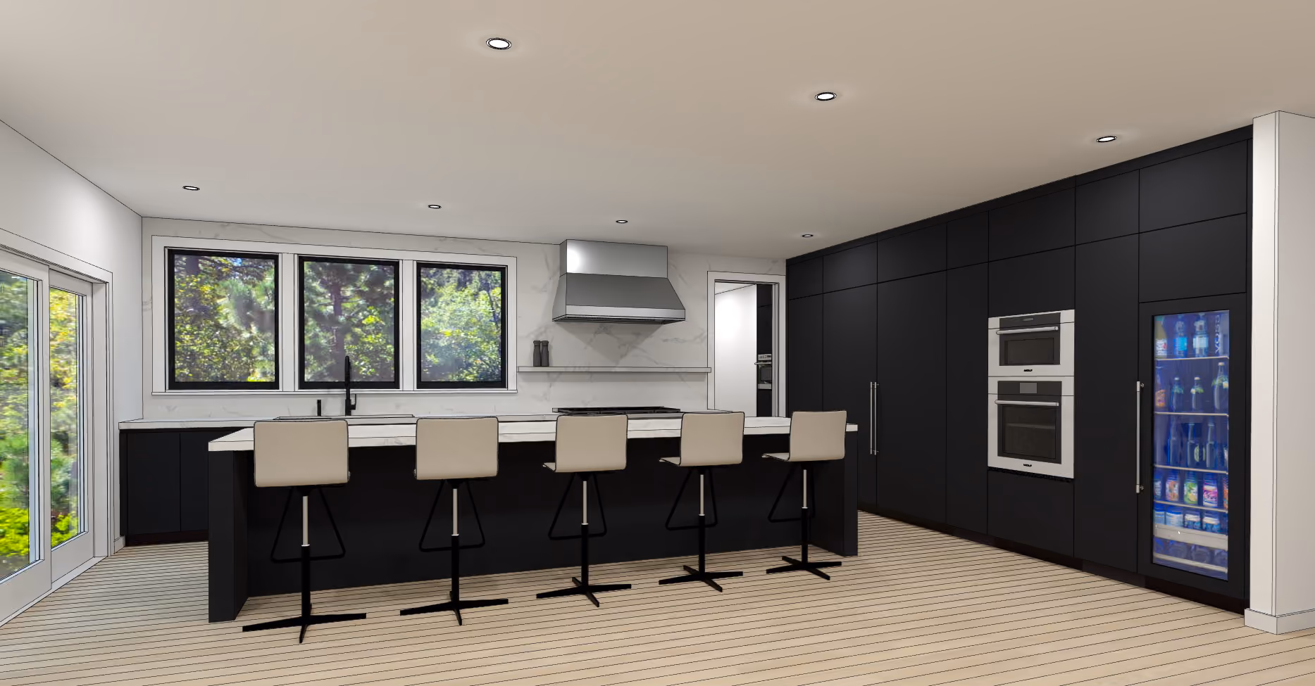 Modern Farm in Bar Harbor, Maine, by Divine Design Center