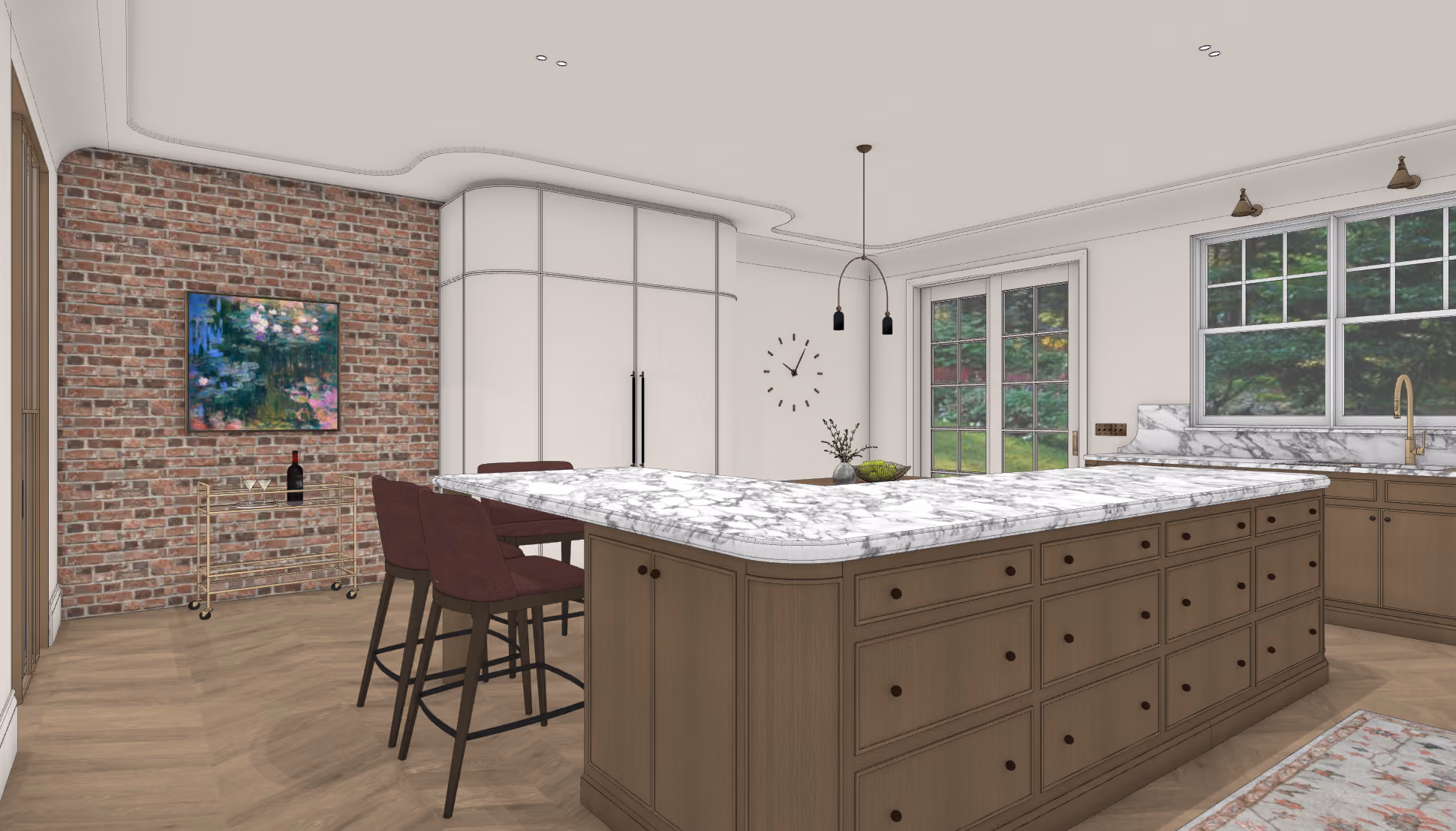 Brownstone on Westmount in Montreal, Quebec, Canada, by Divine Design Center (view 2)