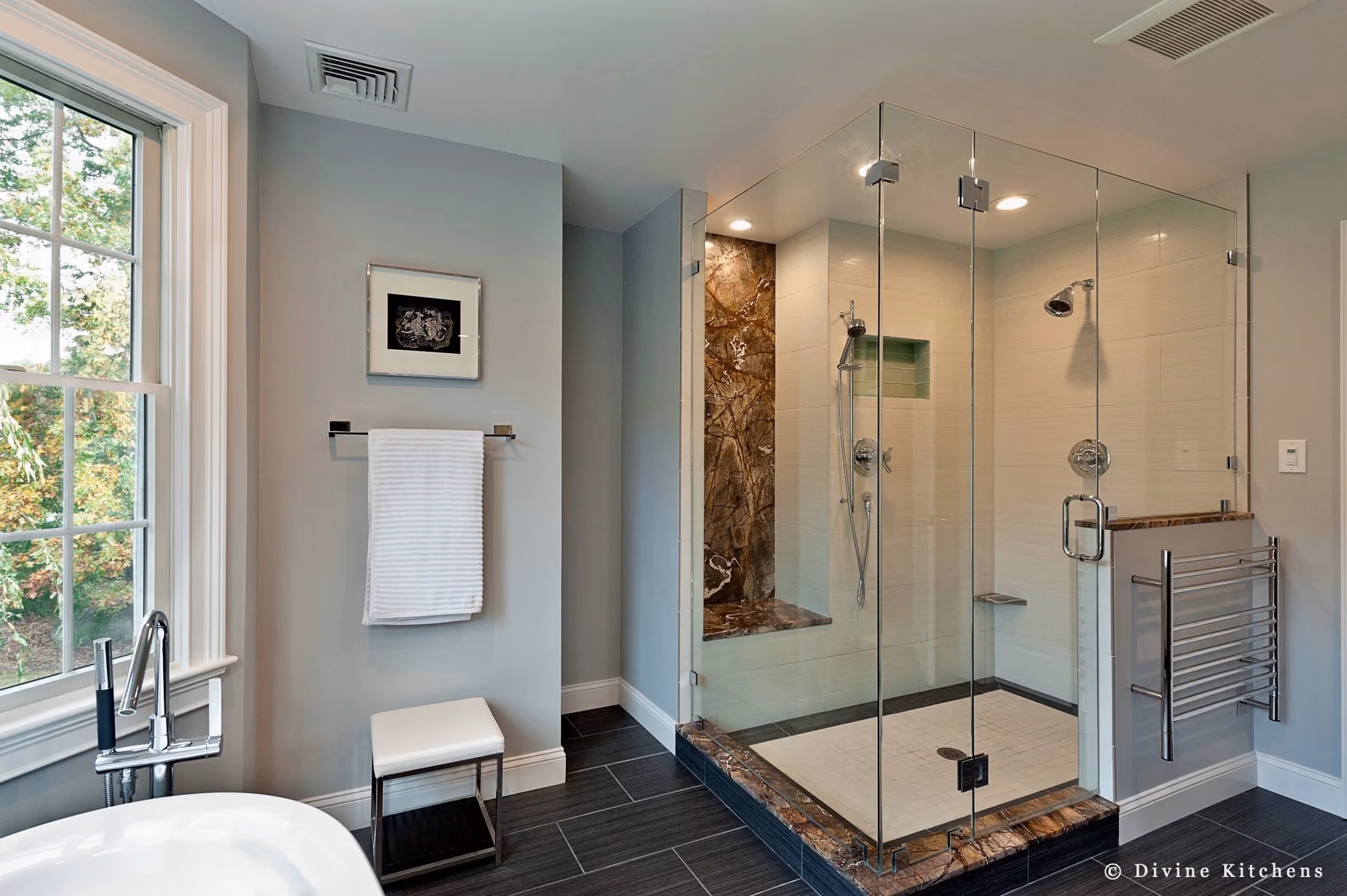 MetroWest Modern Transitional Master Suite, by Divine Design Center (view 2)
