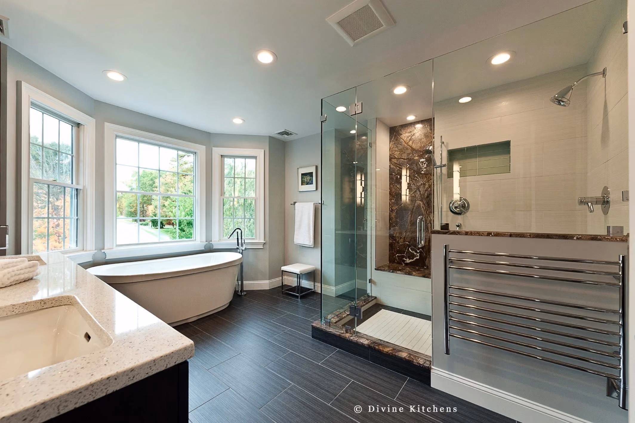 MetroWest Modern Transitional Master Suite, by Divine Design Center (view 1)