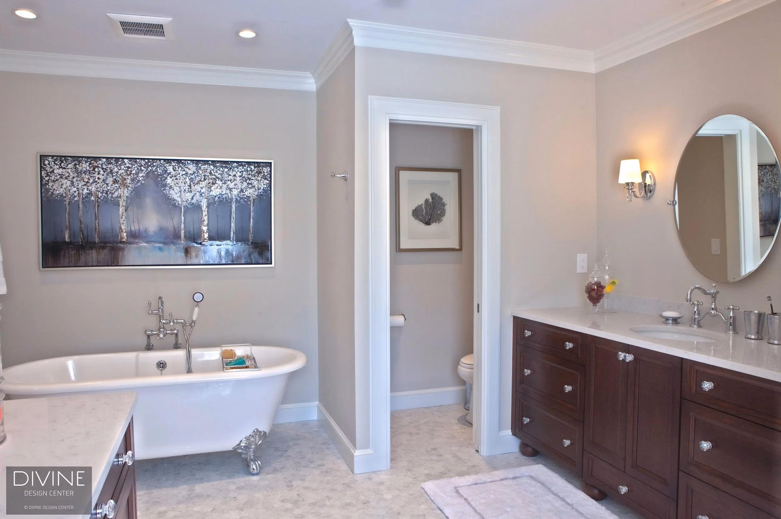 Brookline Traditional Bathroom, by Divine Design Center (view 3)
