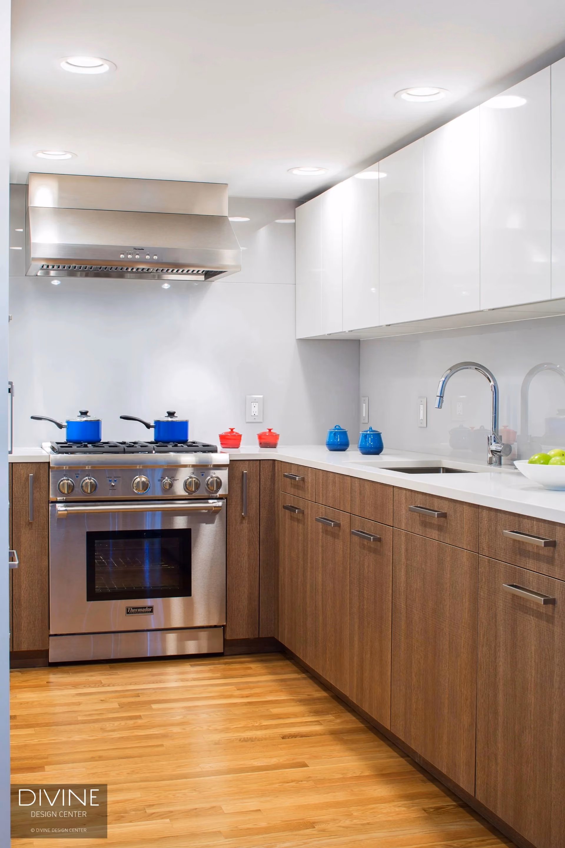 Boston Downtown Crossing Tremont Contemporary Modern Kitchen, by Divine Design Center (view 5)