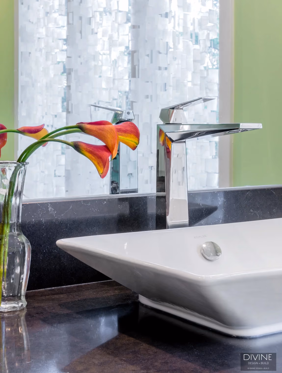 Boston Weston Contemporary Transitional Master Bathroom Suite (Part One), by Divine Design Center