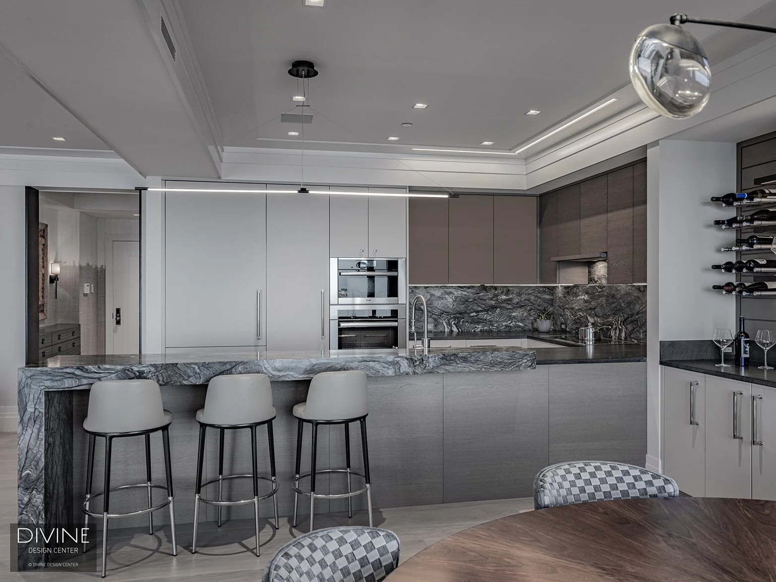 Boston Wharf Kitchen In Modern Apartment