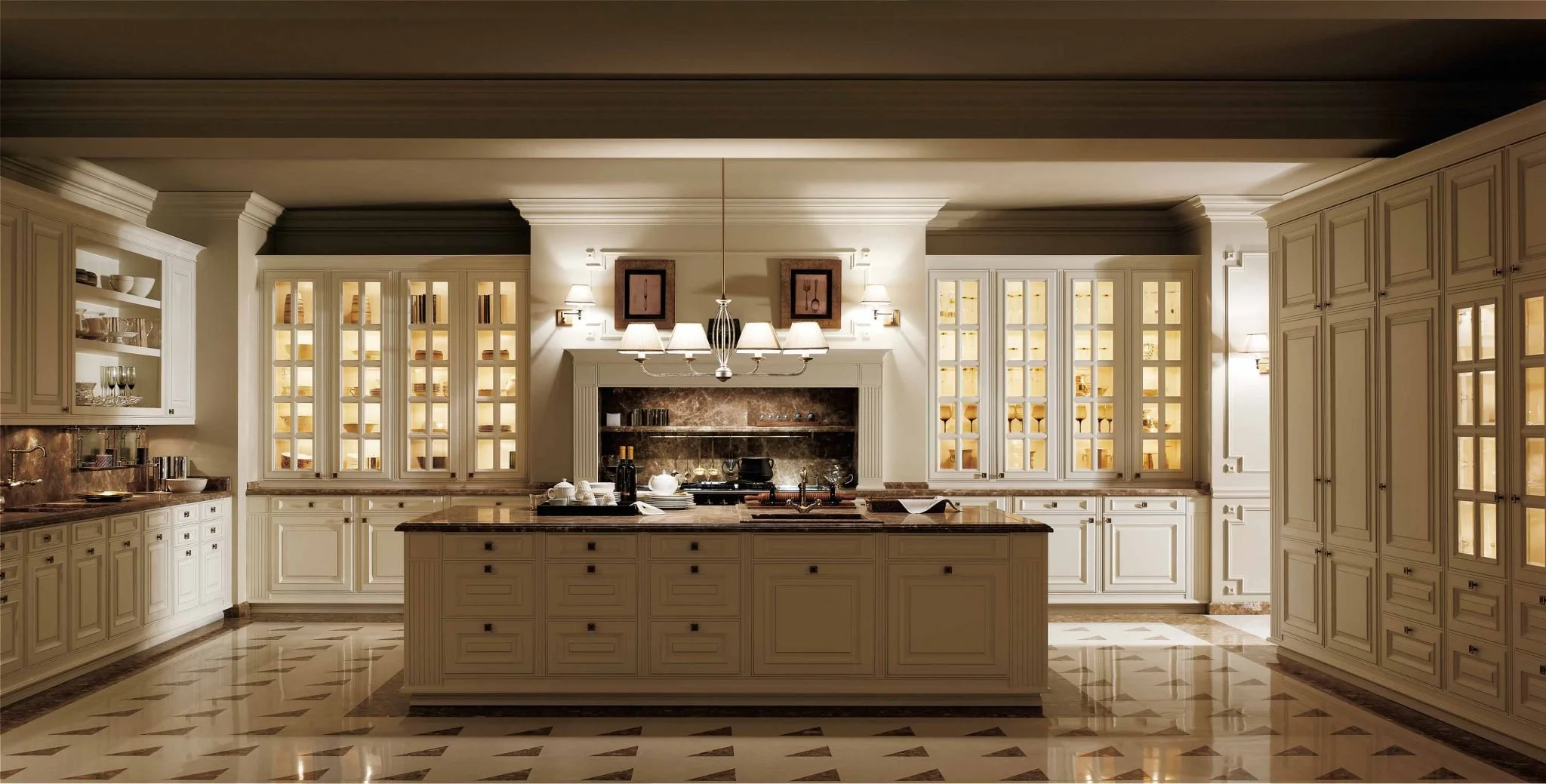 8 Classic Divine Full Custom Kitchen Designs You'll Love