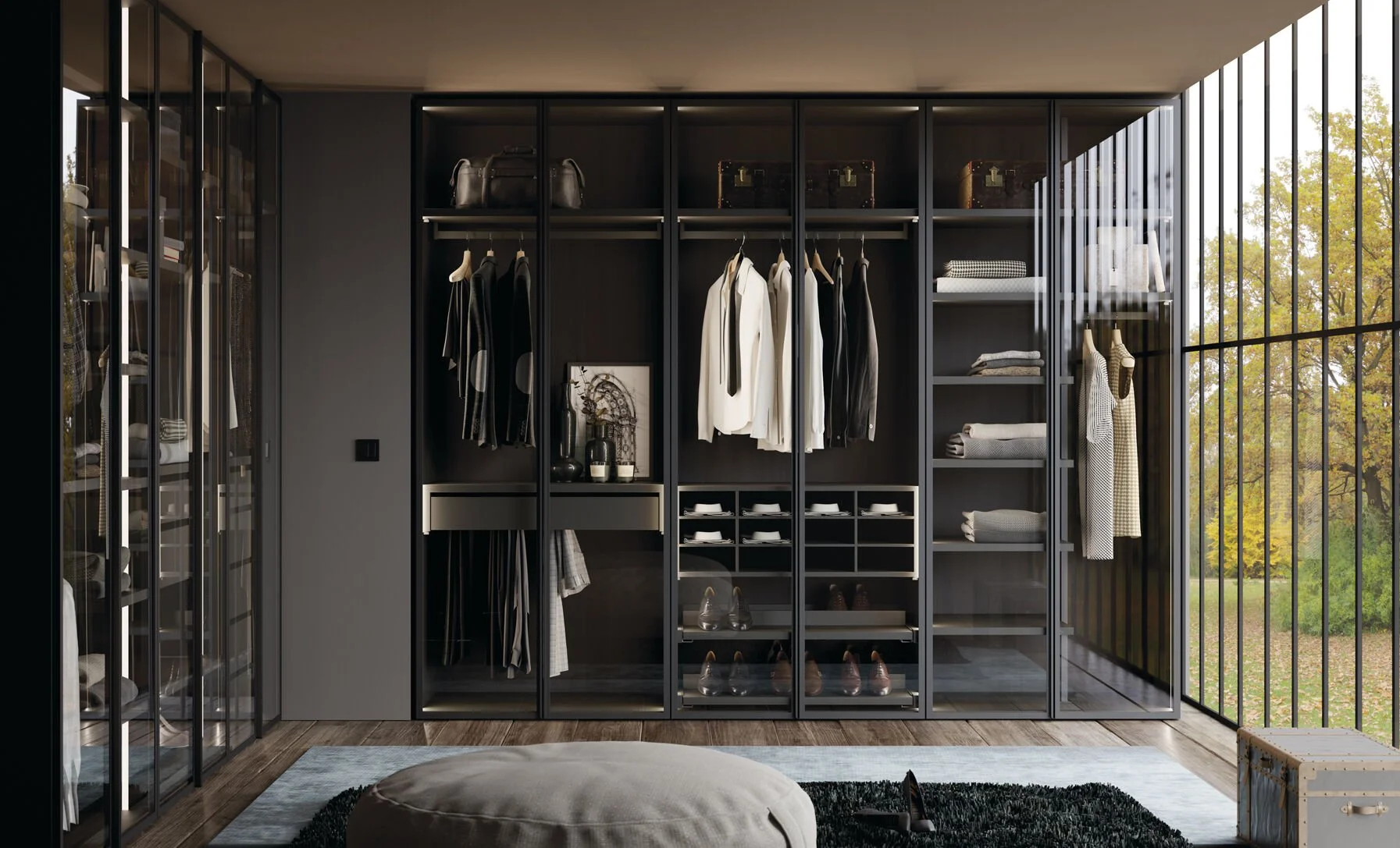 9 Upscale Materials You'll Find in a Divine Full Custom Wardrobe