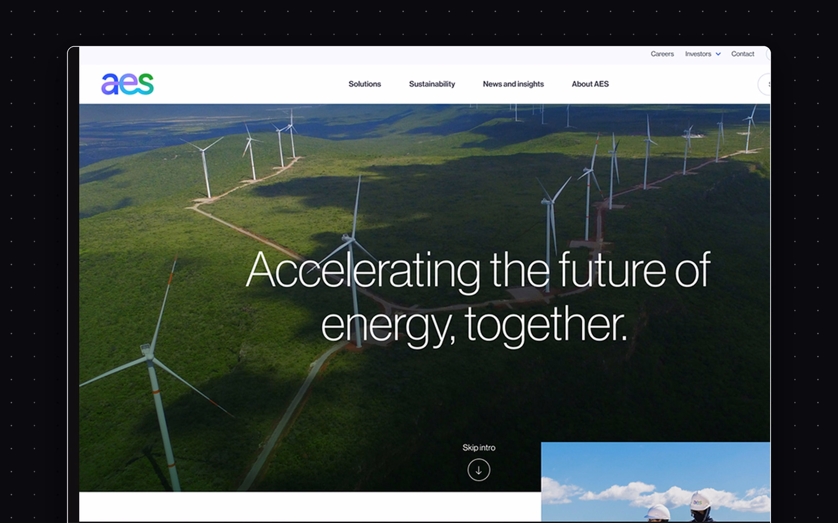 AES — Eighteen websites, one system
