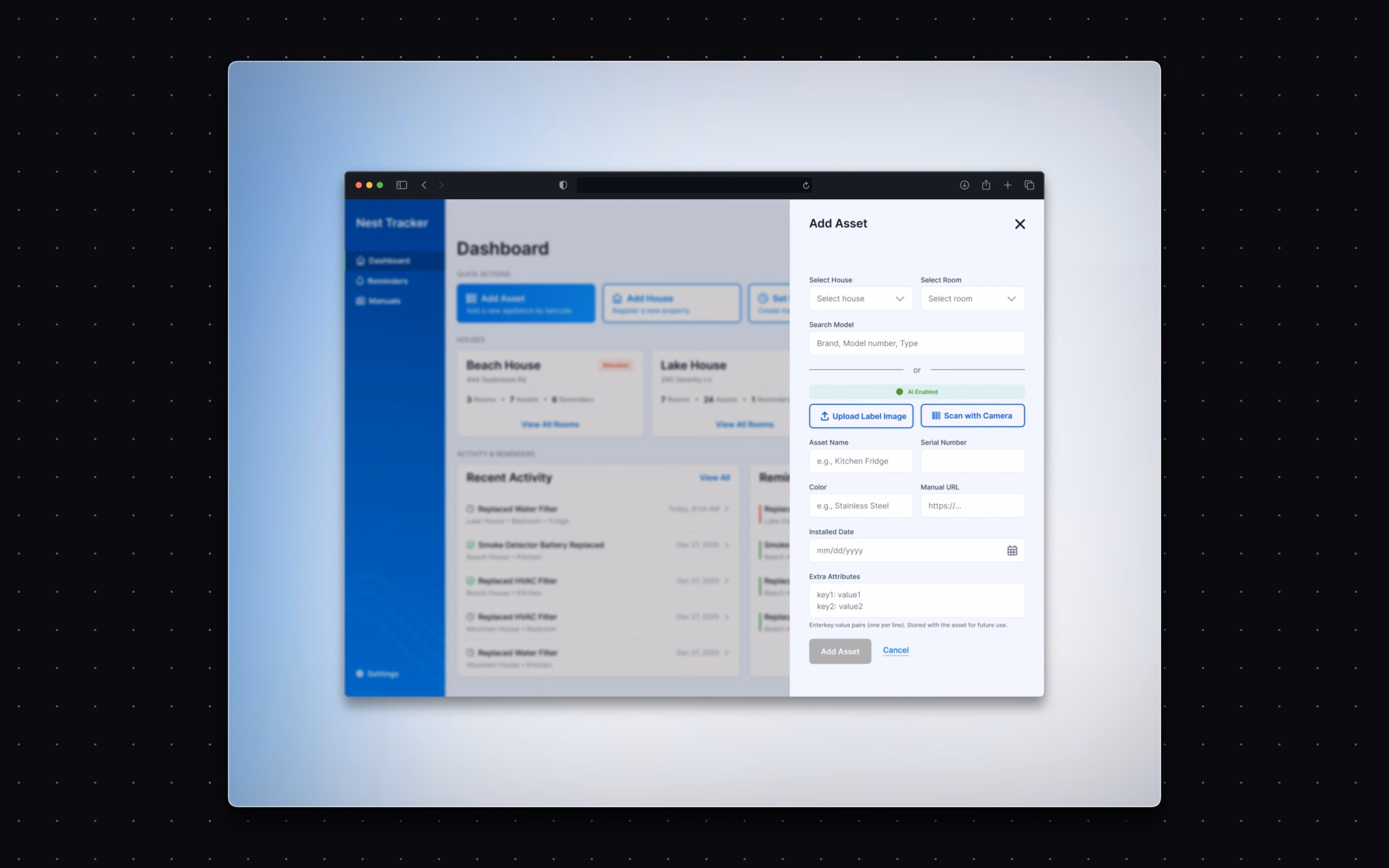 Make inventorying dozens of items painless.