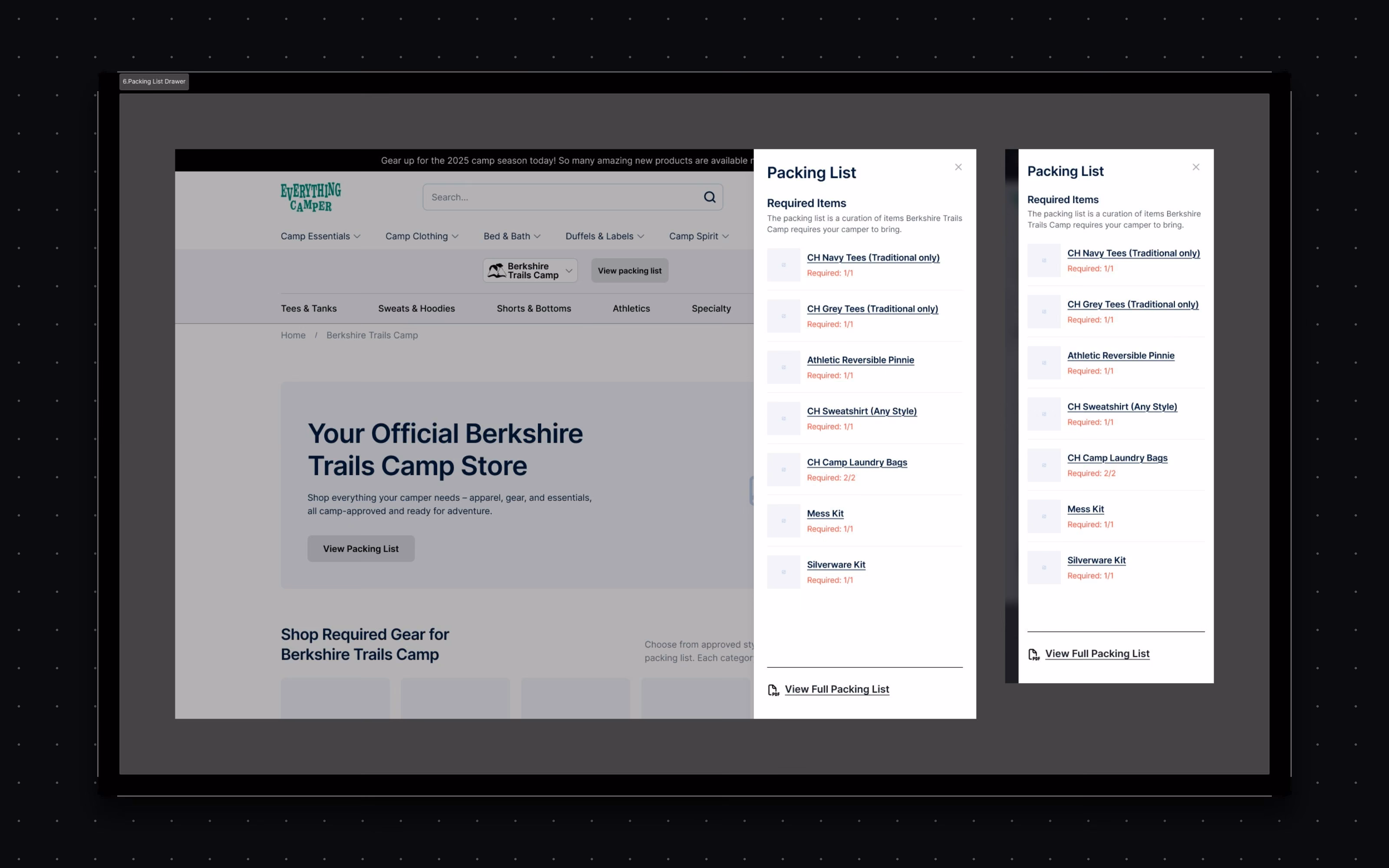 Keep the paper list parents shop with inside the experience.