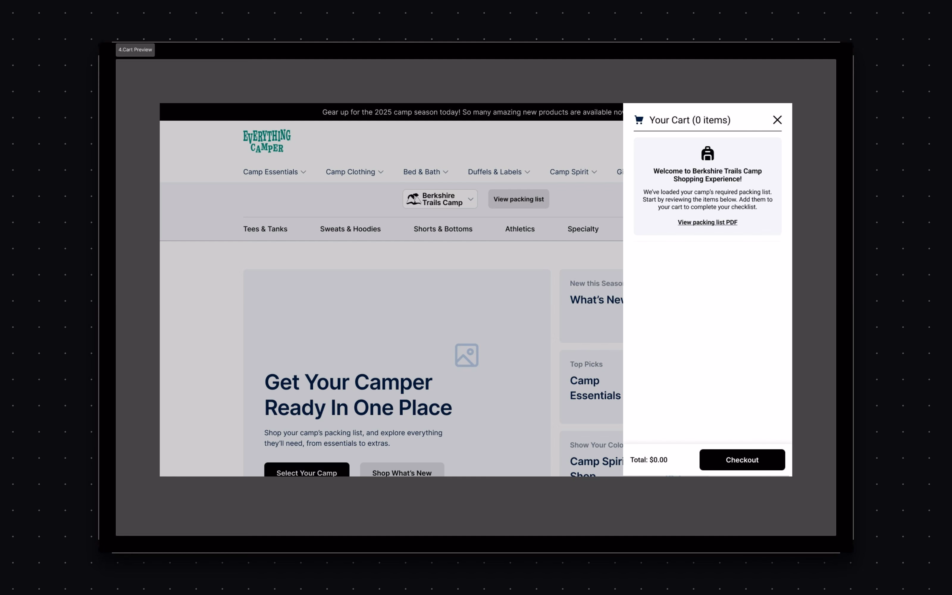 Let parents add, check and adjust without leaving the page.
