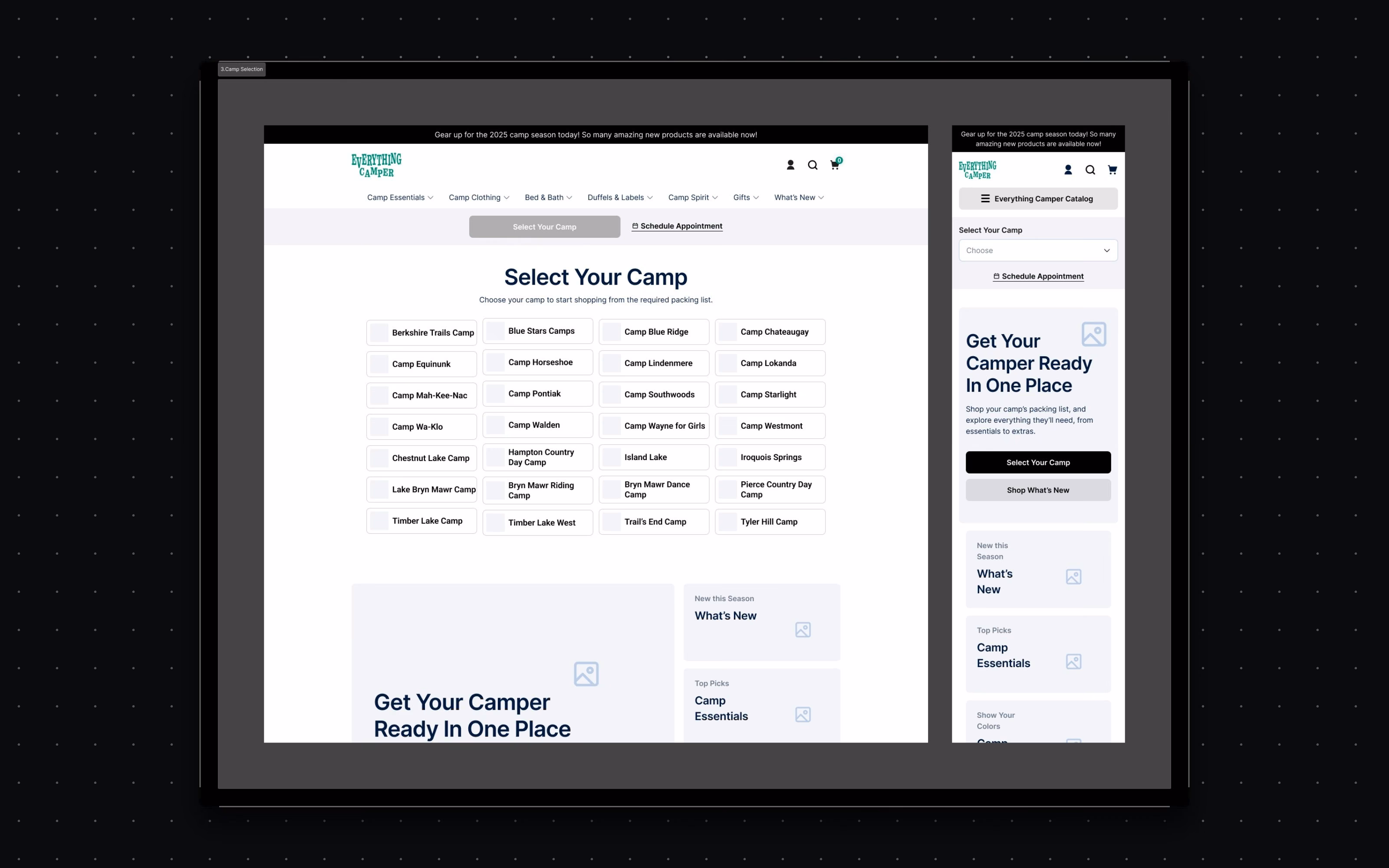 Get the right camp chosen fast, under time pressure.