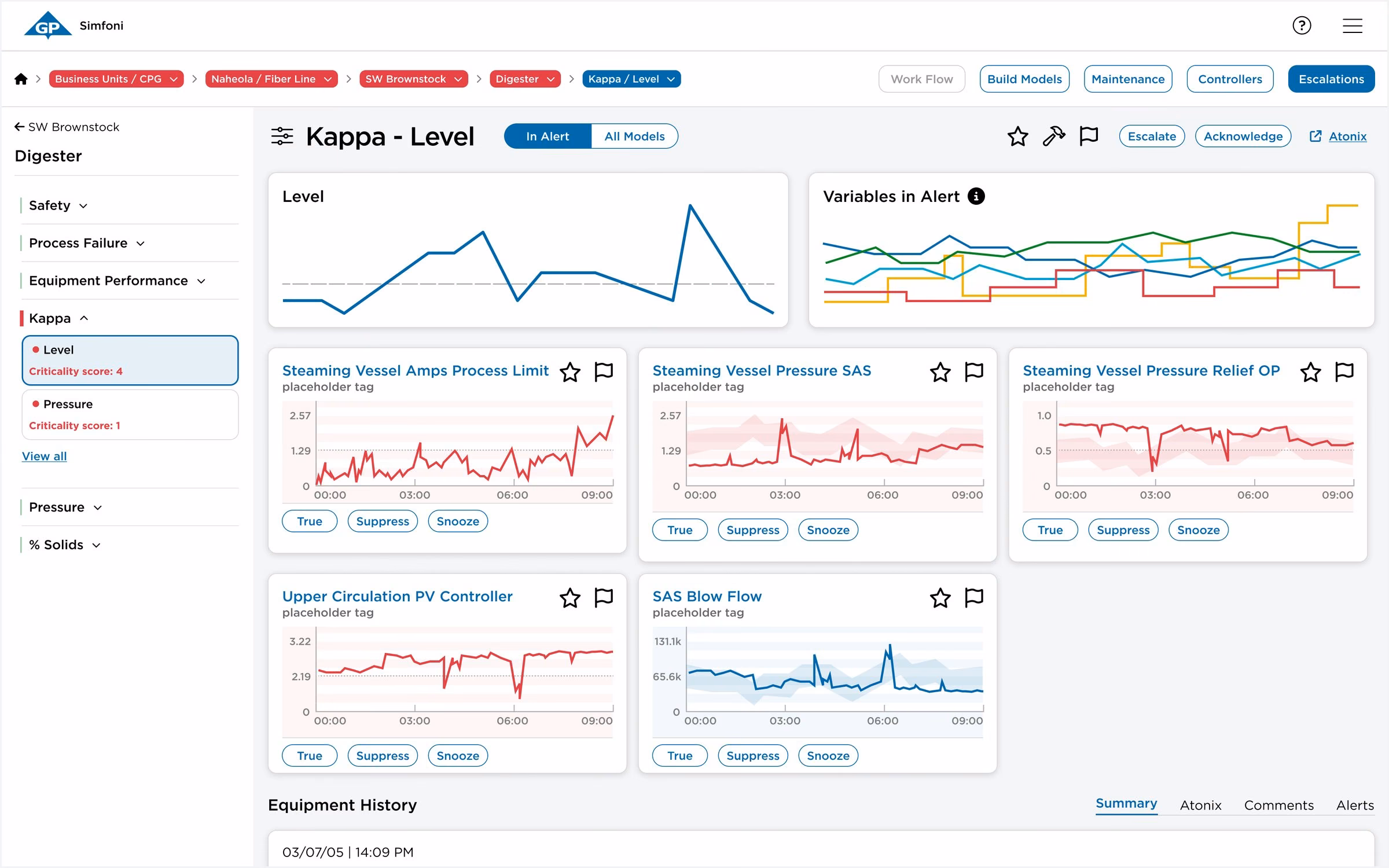 Let an engineer diagnose a specific asset without leaving the platform.