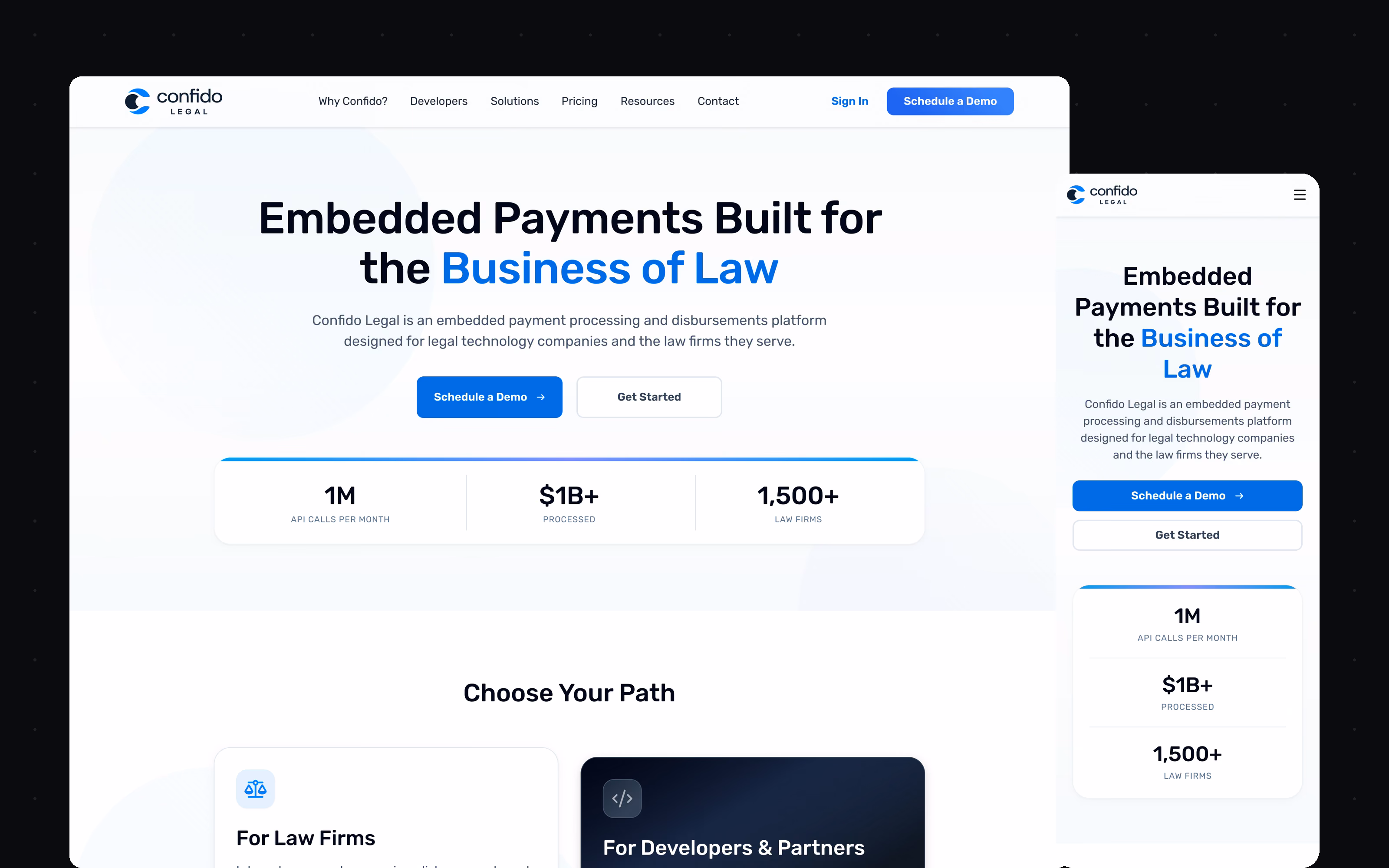 Confido Legal — Thirty pages, one system, every before beside its after