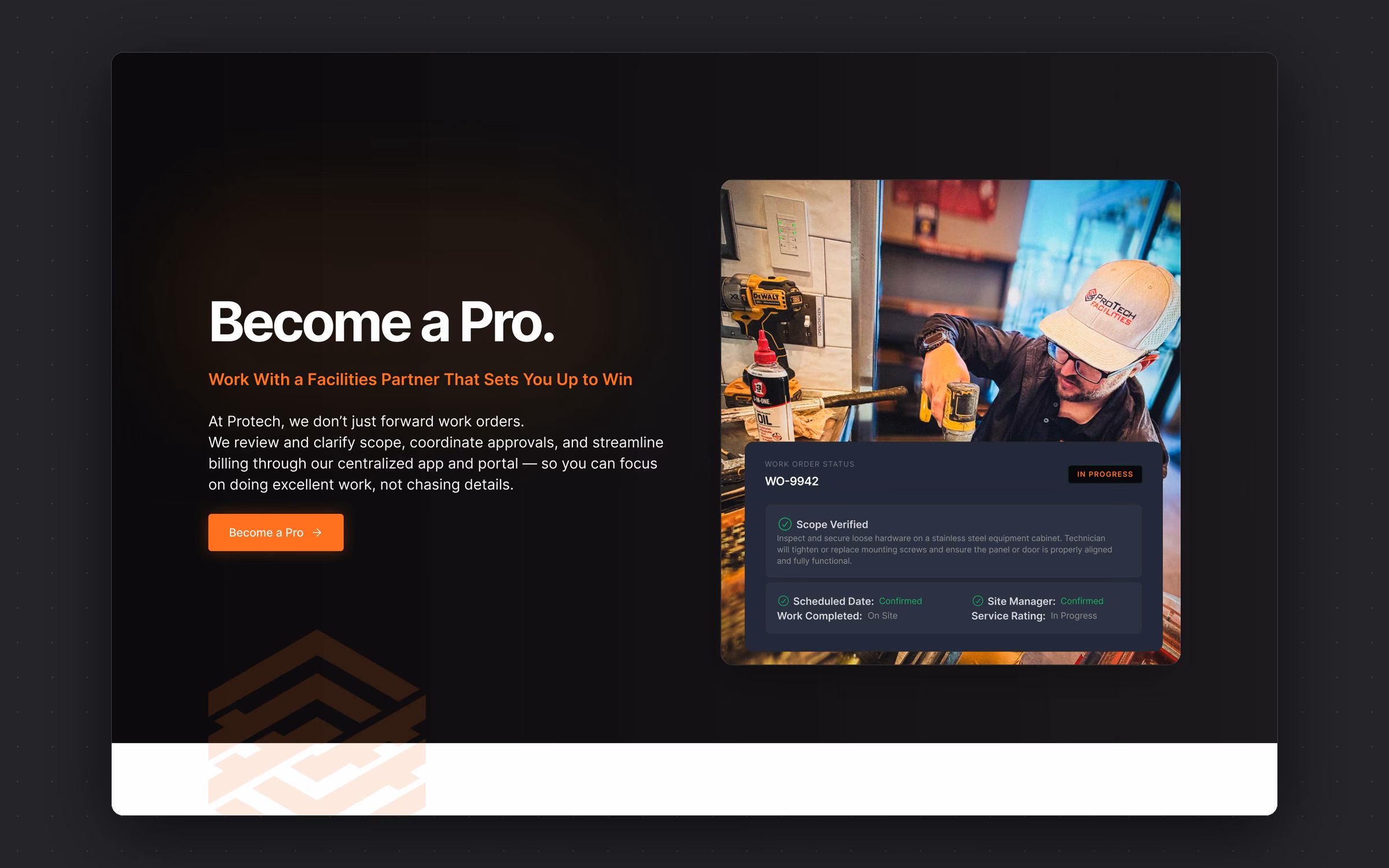 Recruit the trade professionals ProTech depends on, without a second brand.