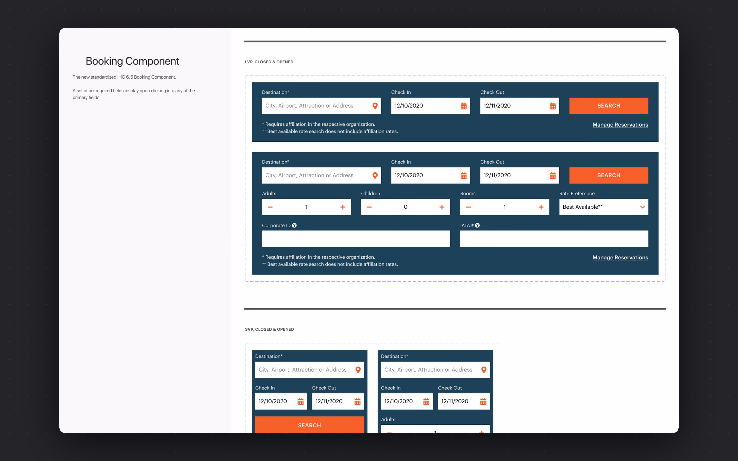Draw the one control that appears on every page of the flow — and on the brand sites that feed it — once.