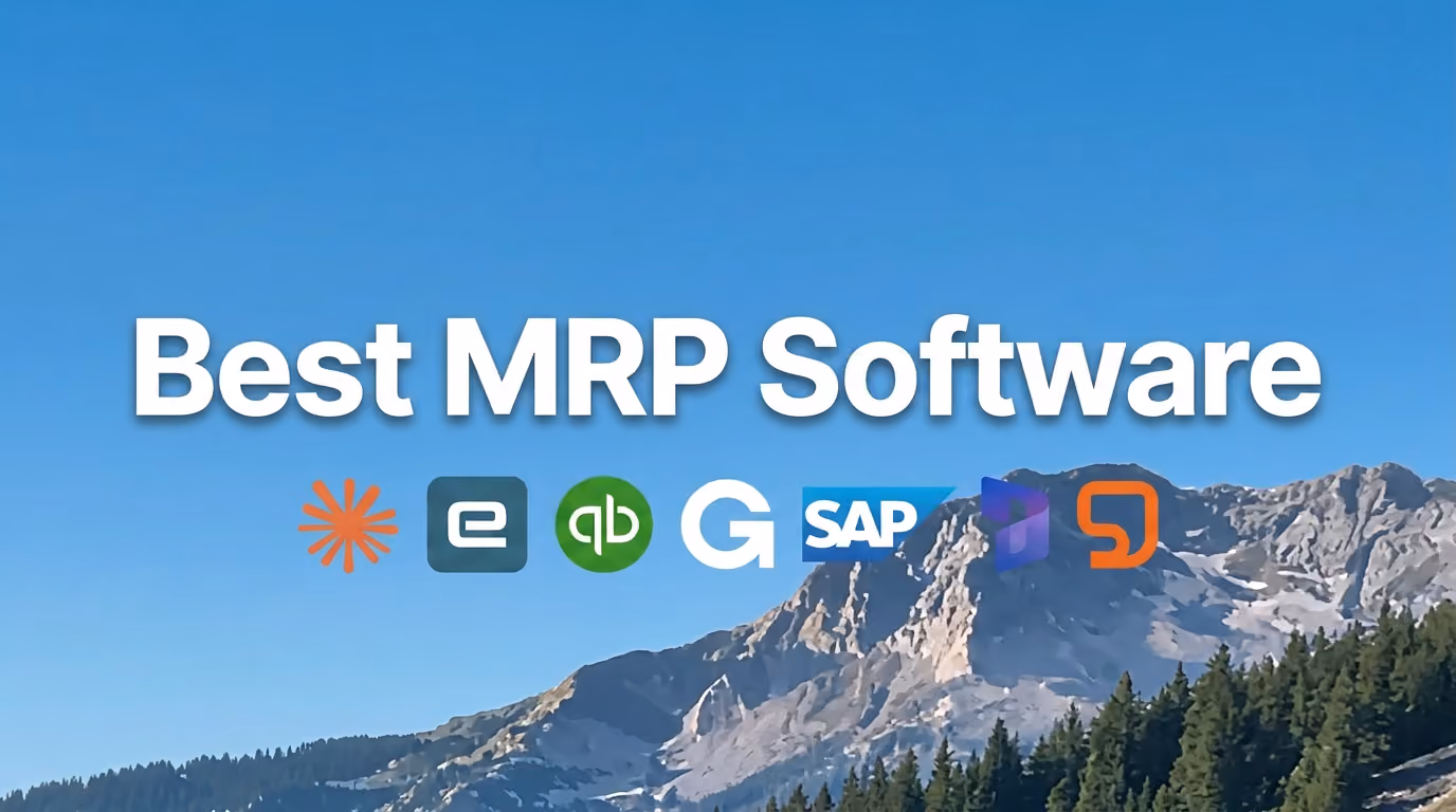6 Best MRP Software For Manufacturing (2026)