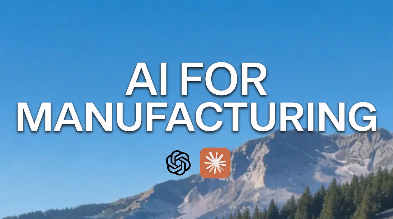 How AI is Changing Manufacturing Forever