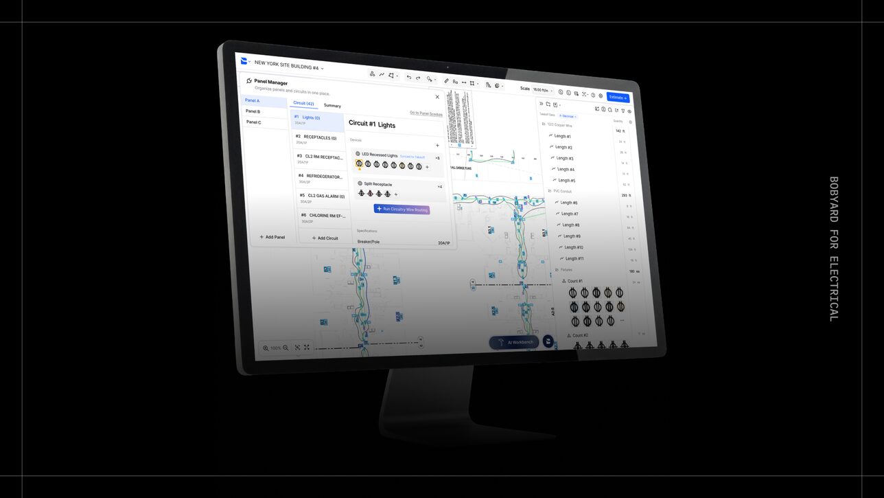 Bobyard Electrical: AI-powered electrical takeoffs that read your whole drawing set