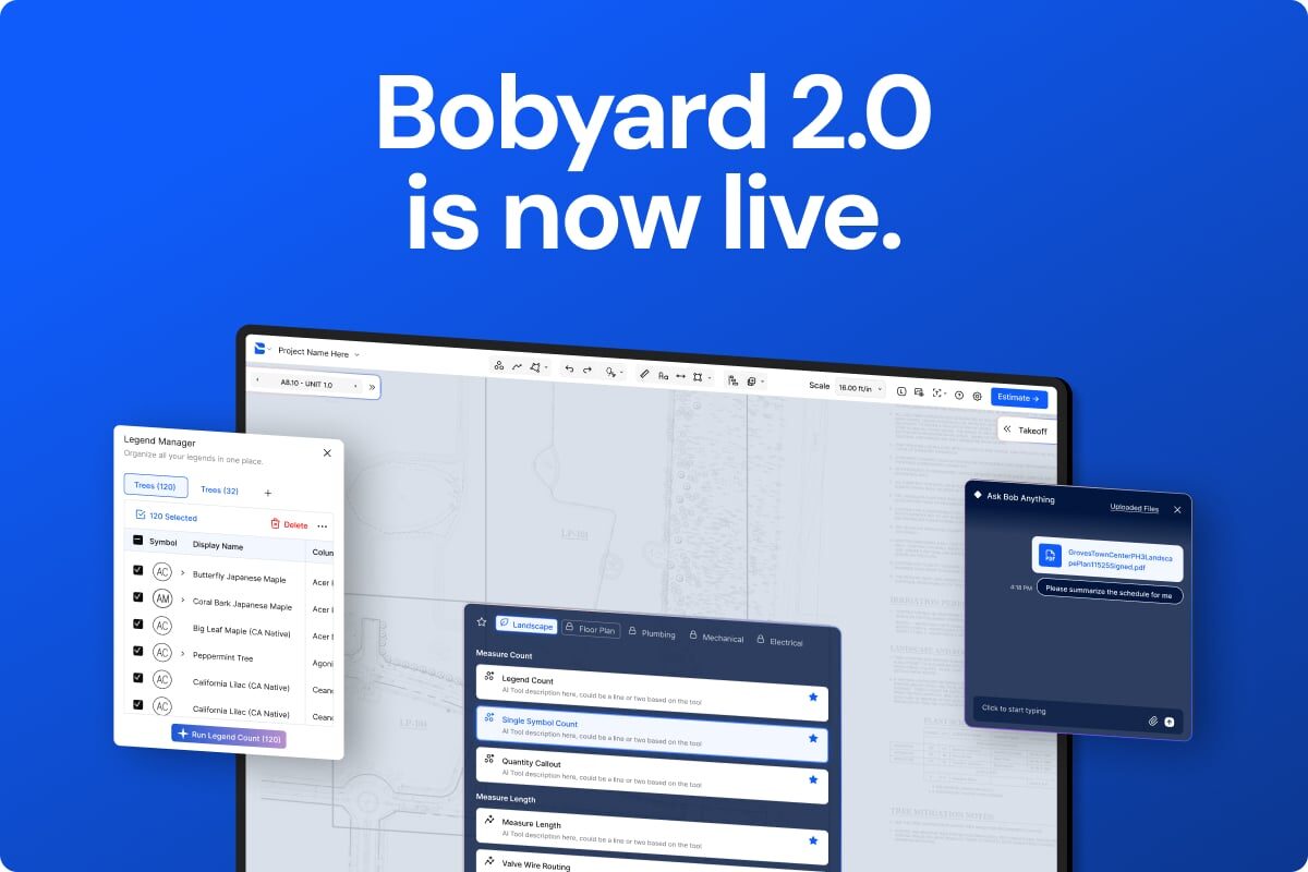 Bobyard 2.0 is here: Faster takeoffs, smarter AI, built to work with you