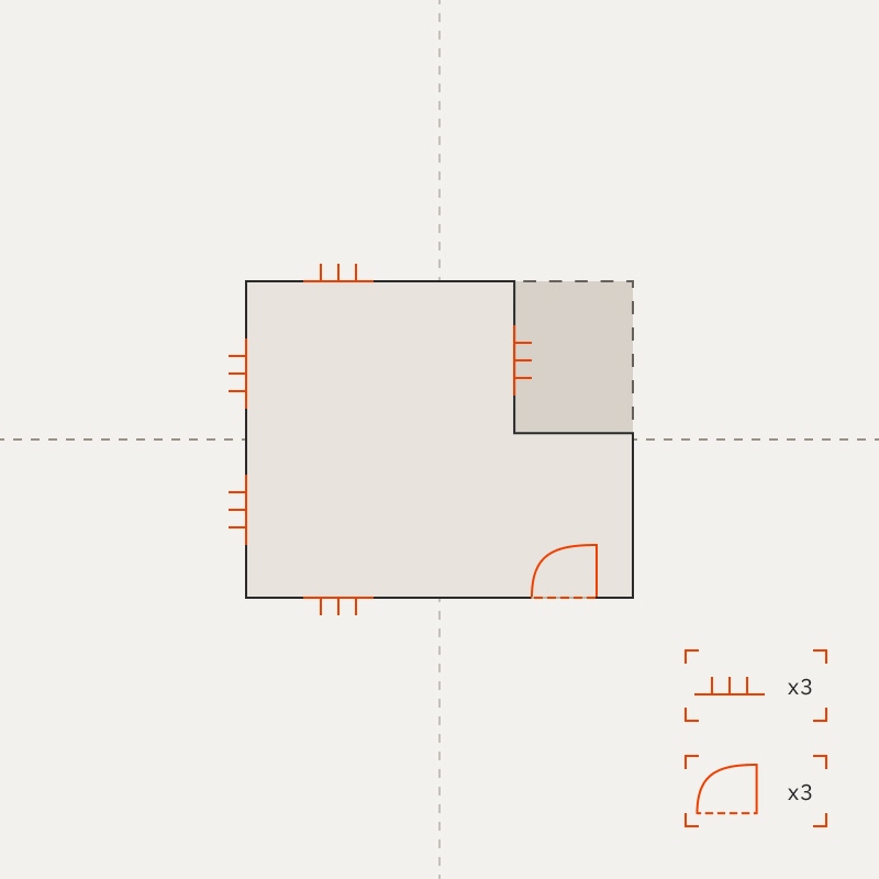 Room finishes detection