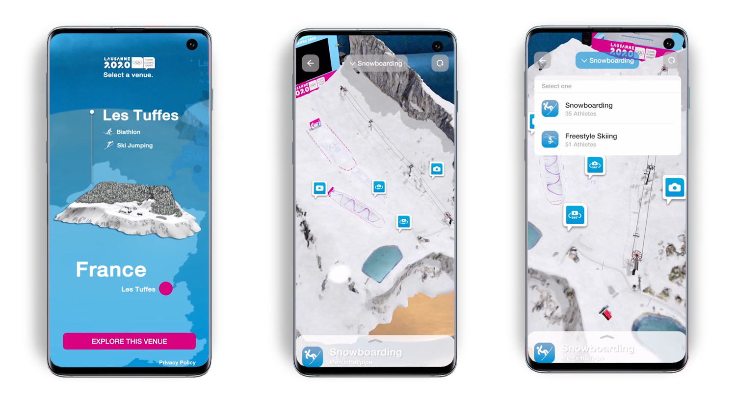 Youth Olympic Games Augmented Reality Experience