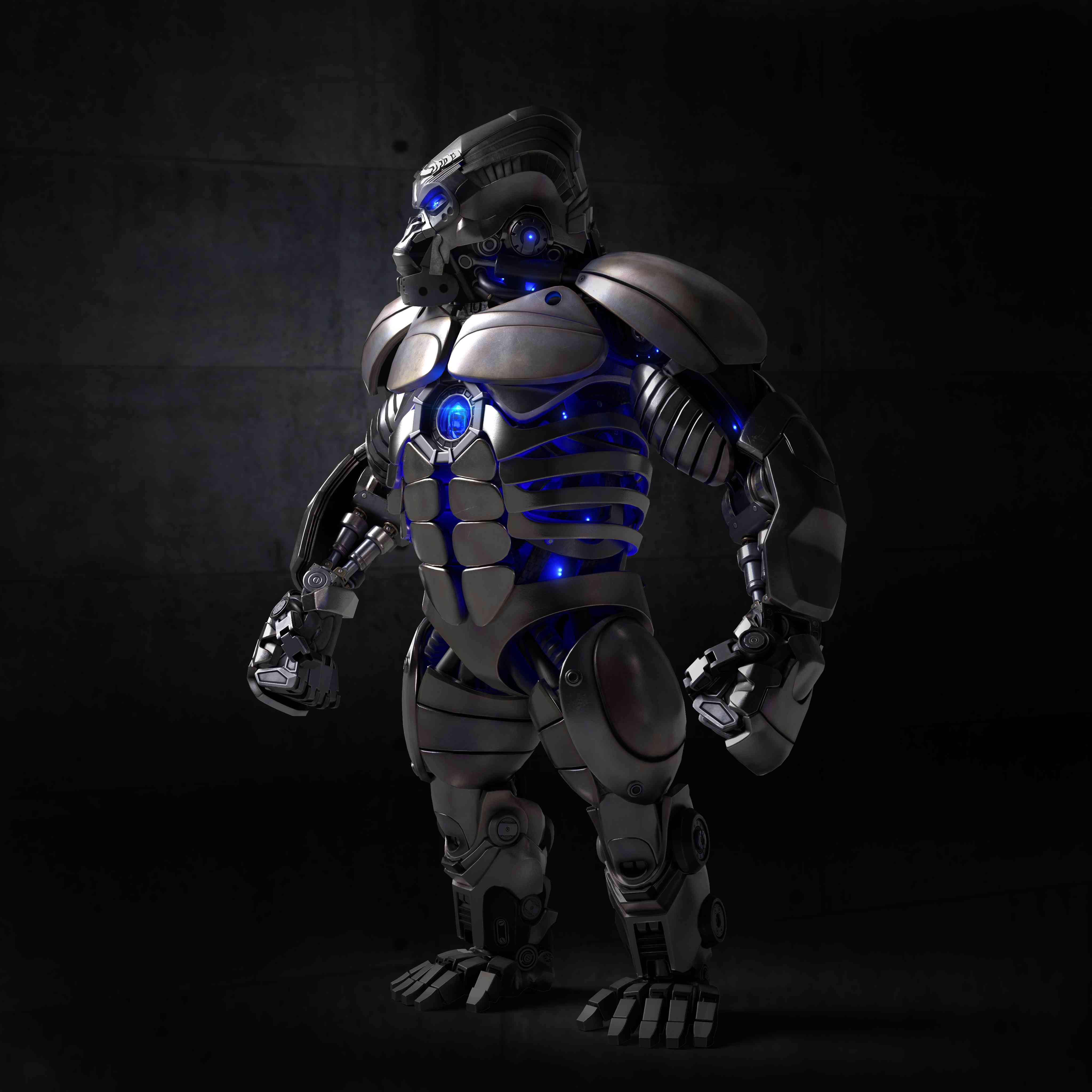 Meka Prime 3D Character