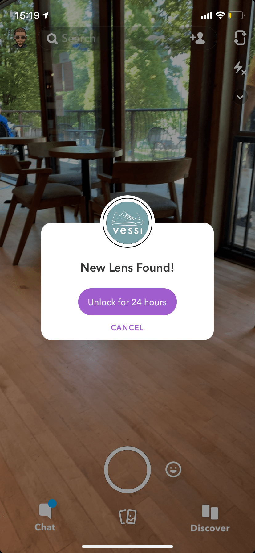 Vessi AR App UI