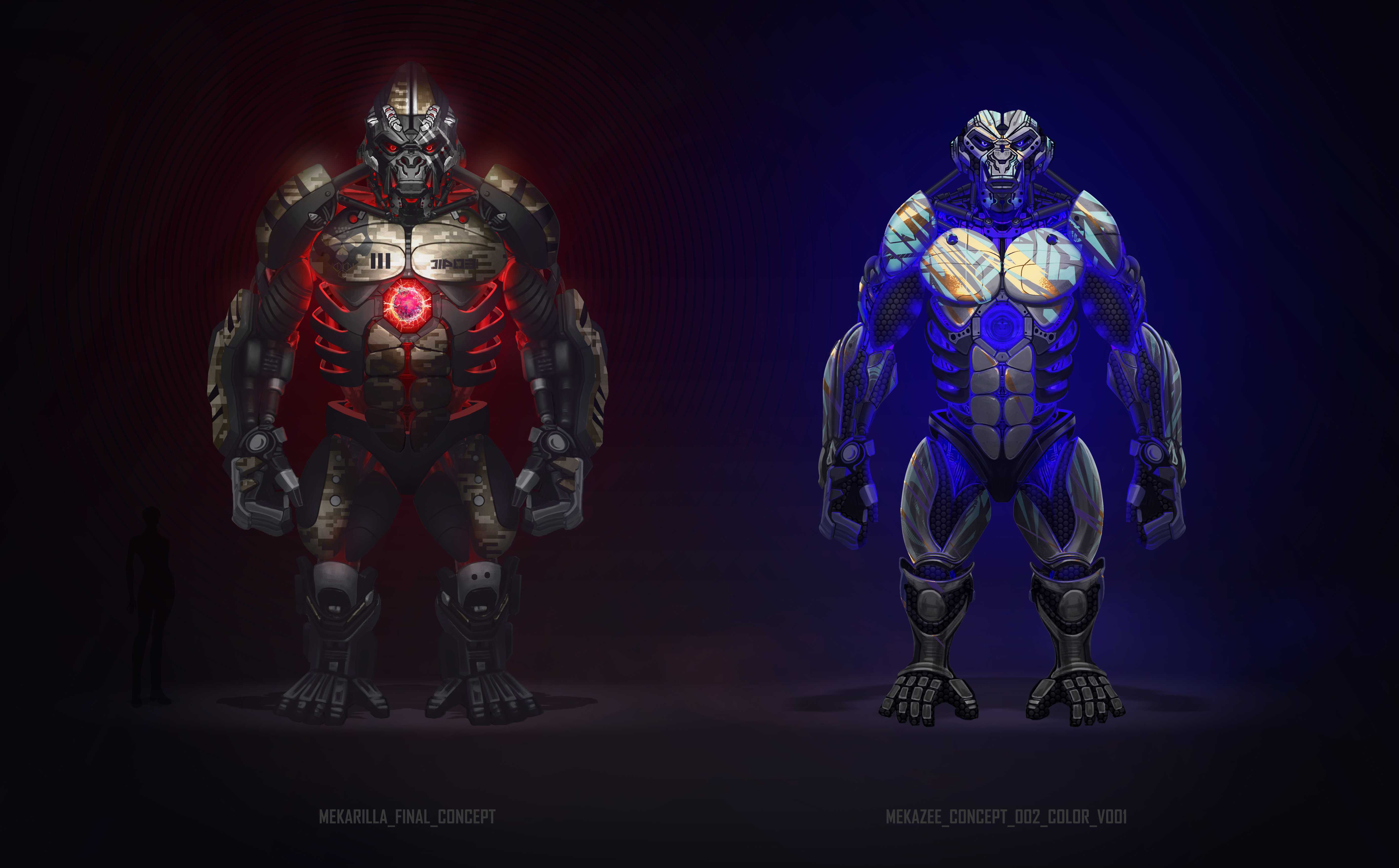 Meka Prime 3D Characters