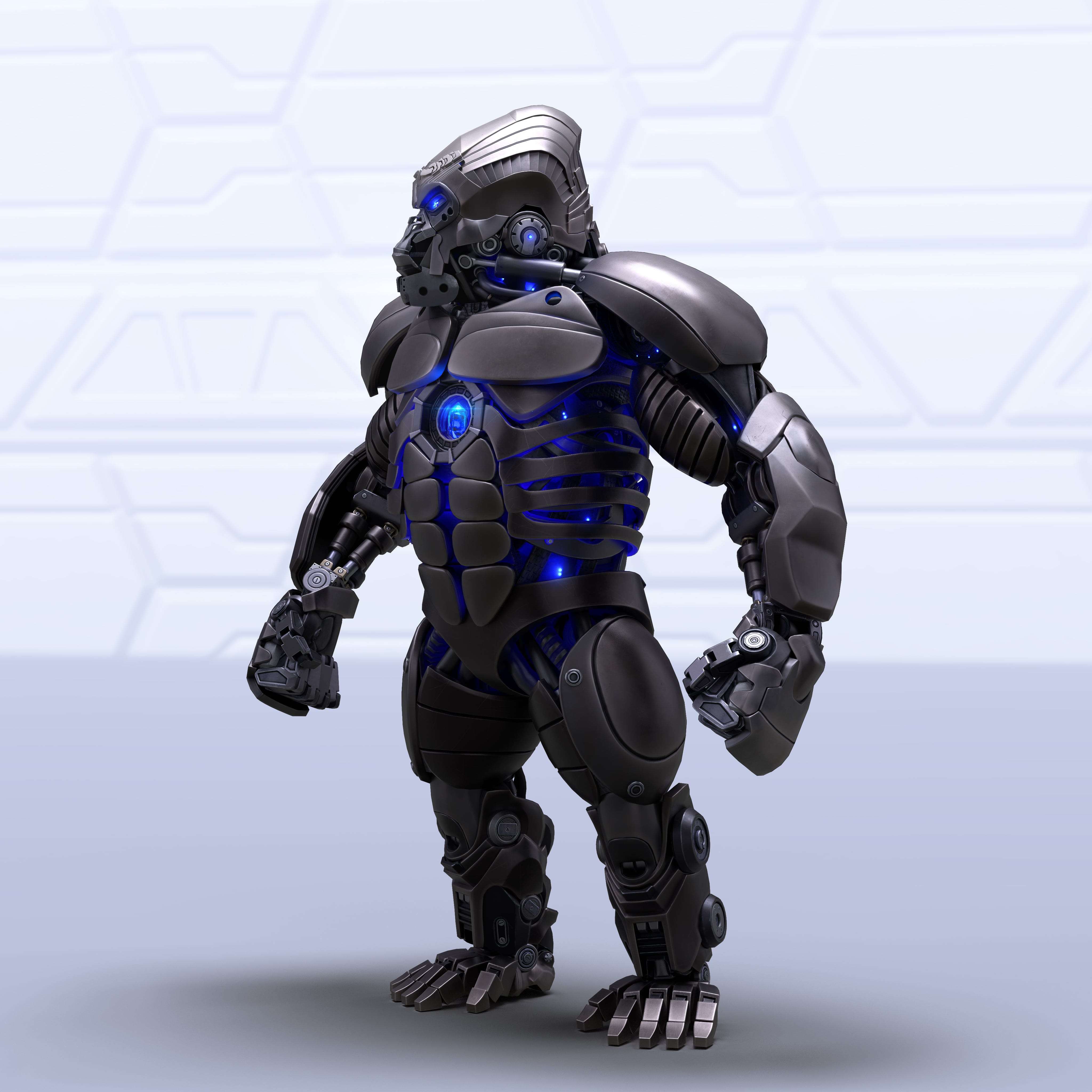 Meka Prime 3D character