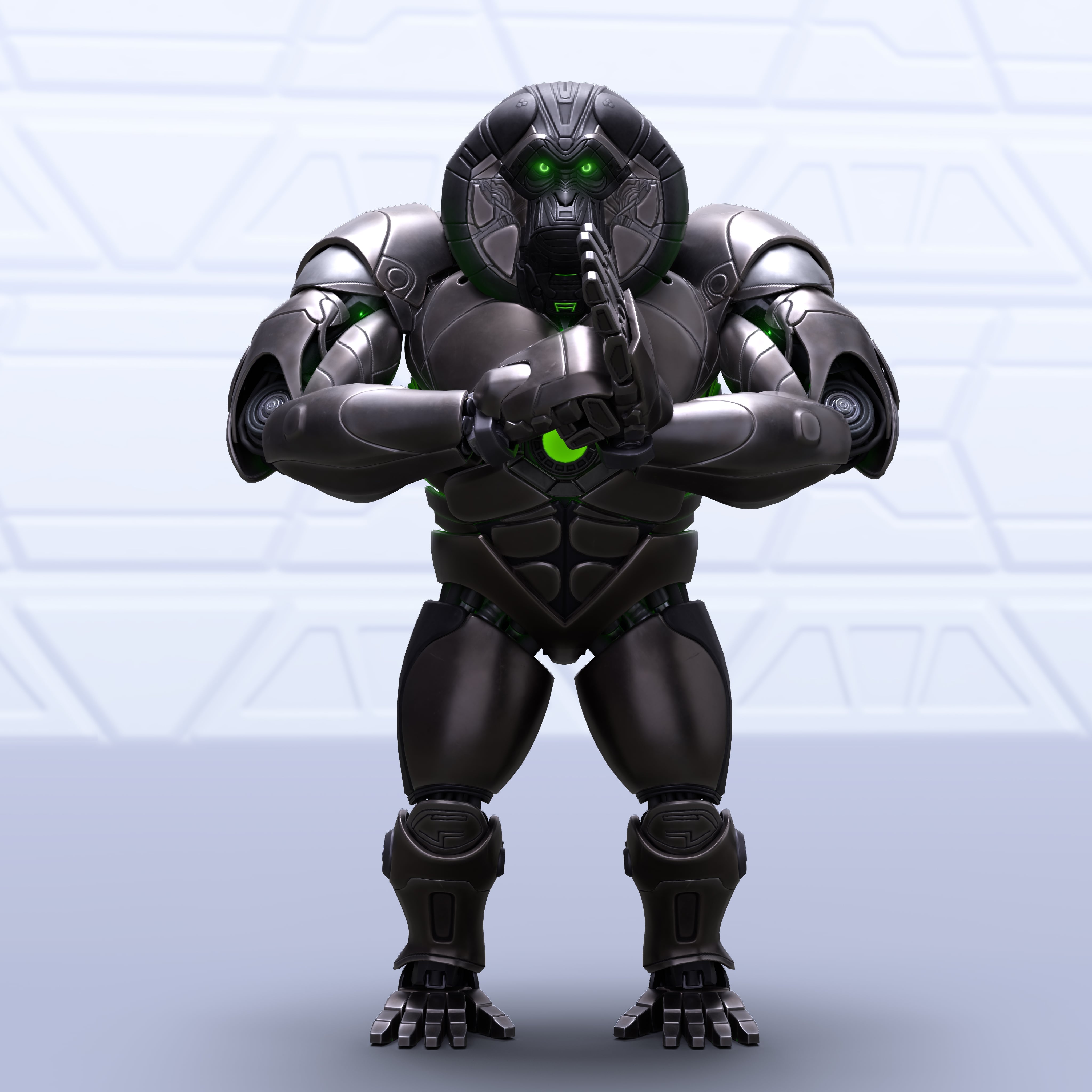 Meka Prime 3D character