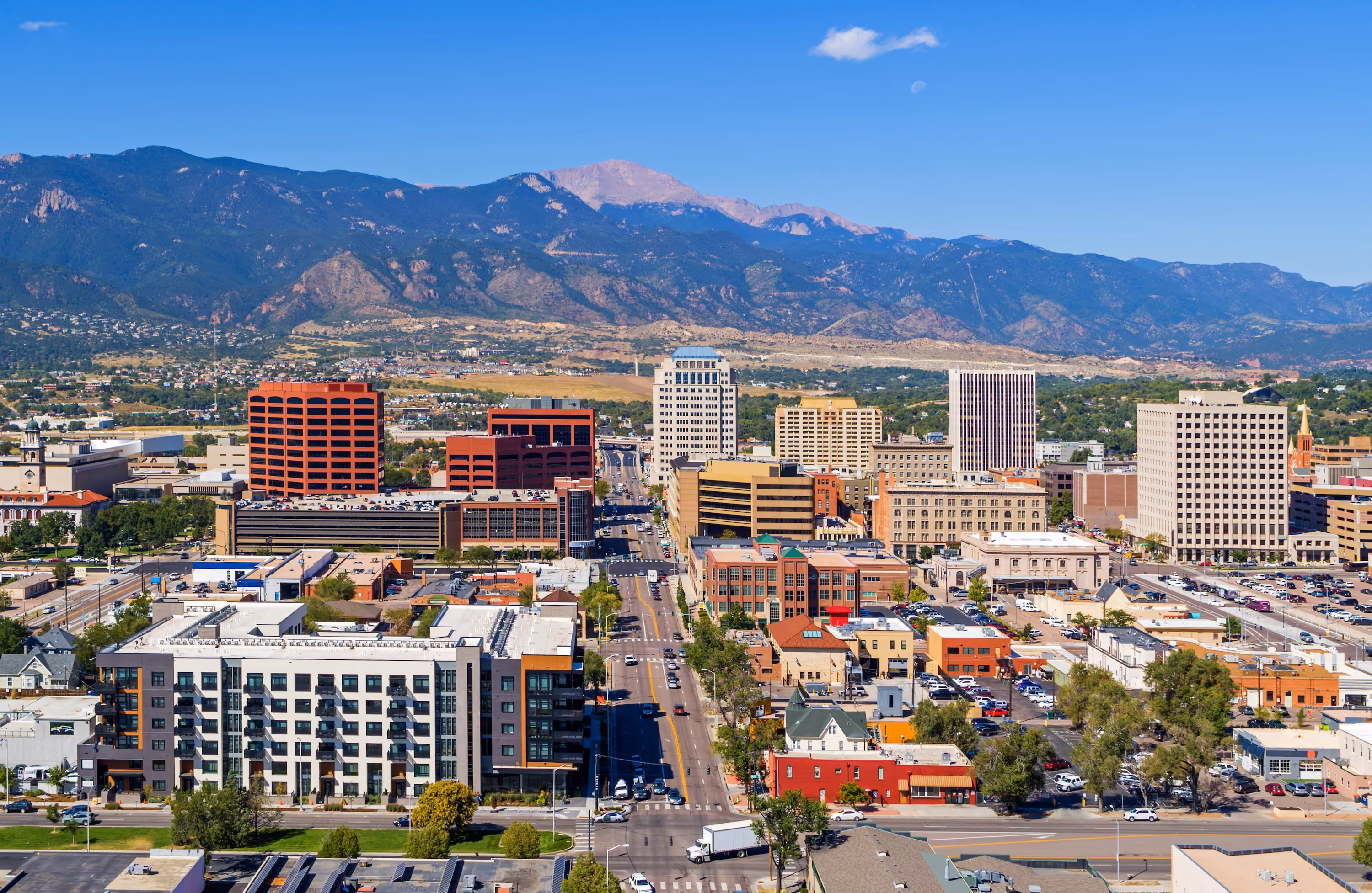 Colorado Springs, CO View Stock Image 