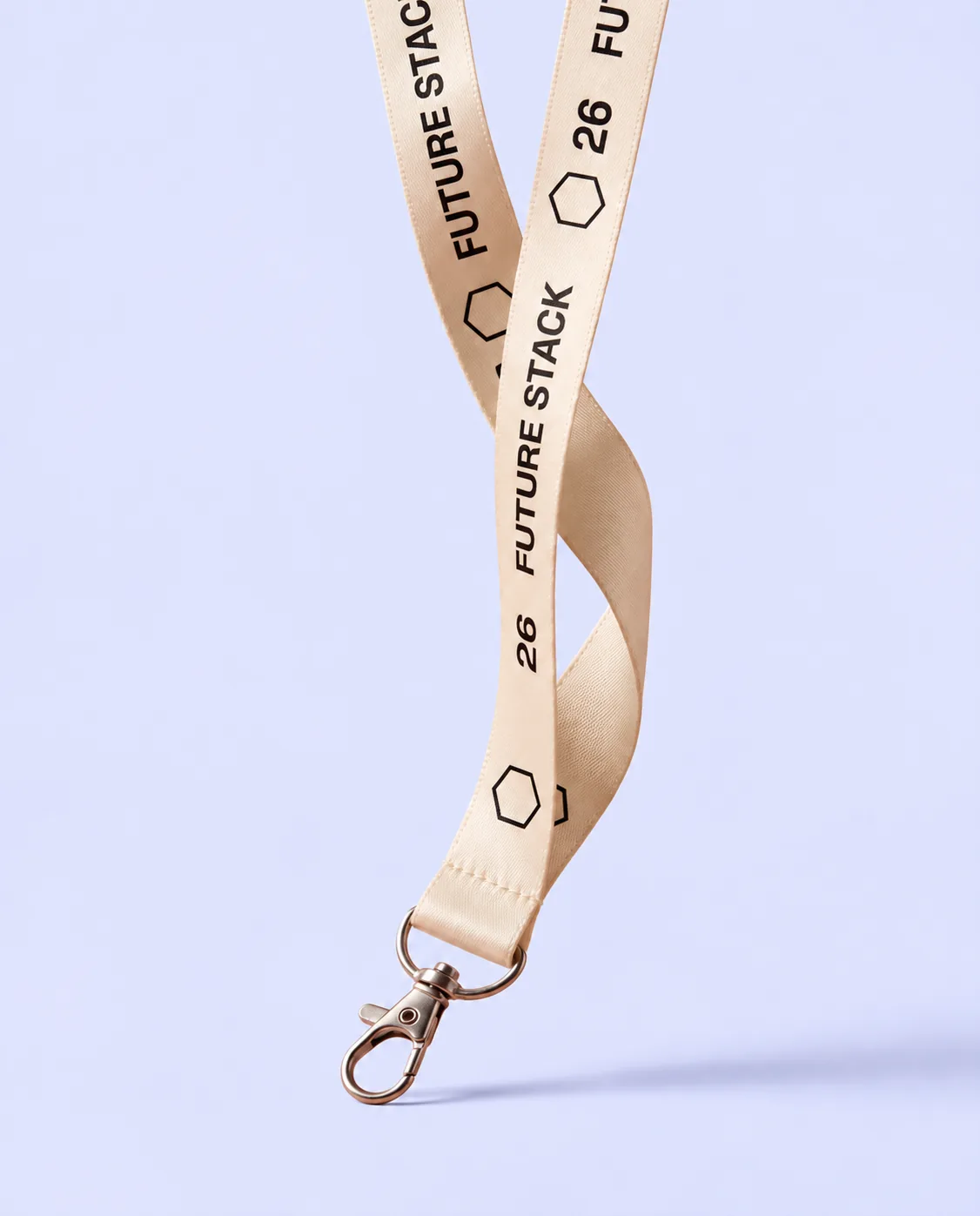 Flat polyester lanyards