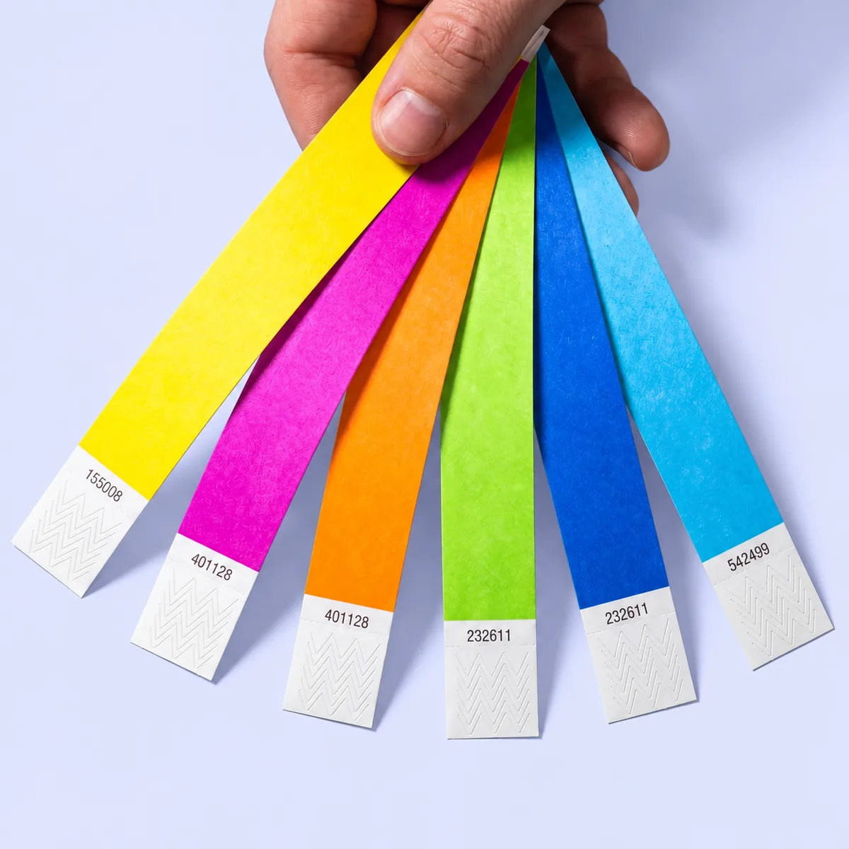 RFID Tyvek wristbands