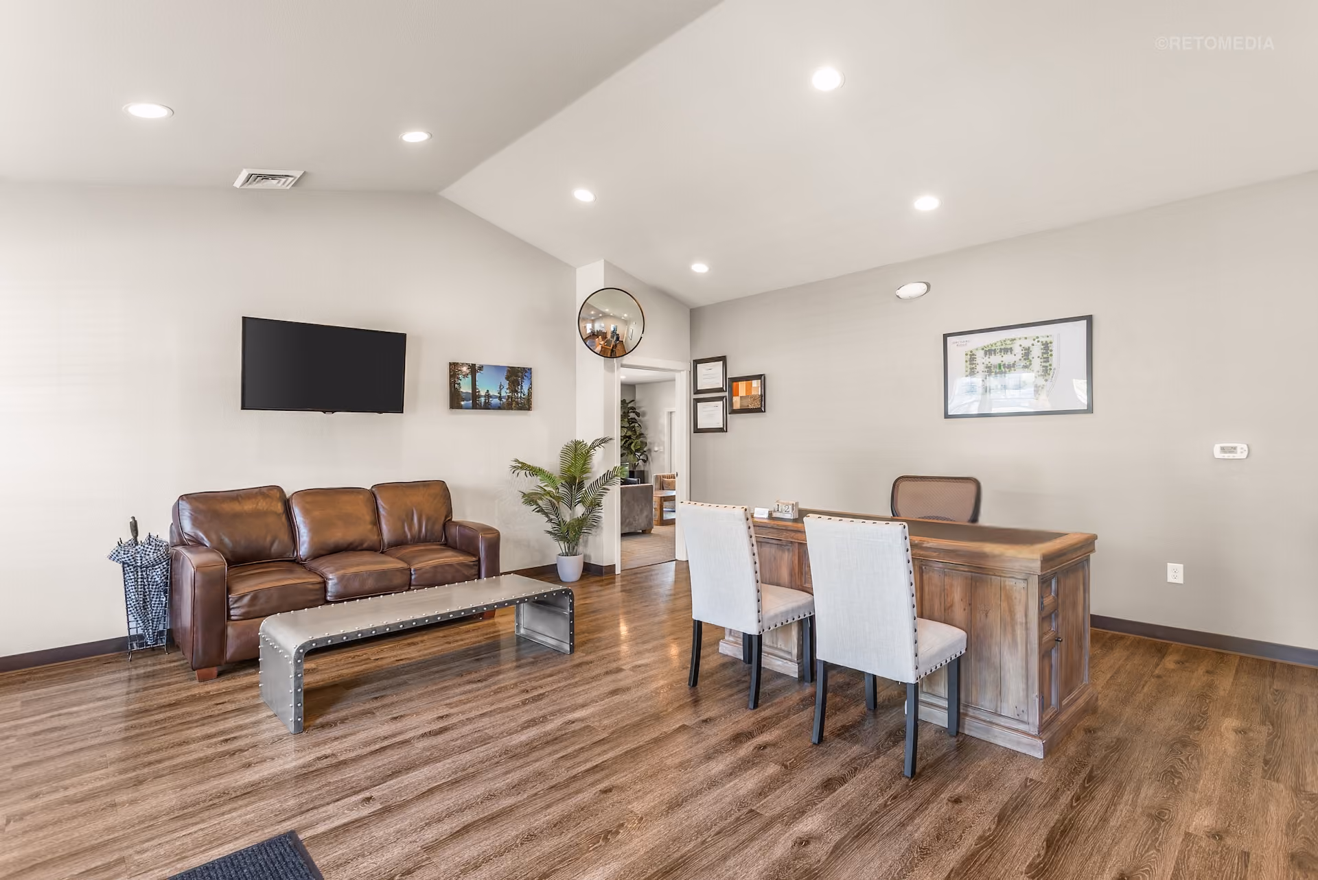 Resident lounge at Orchard Ridge in Salem, Oregon