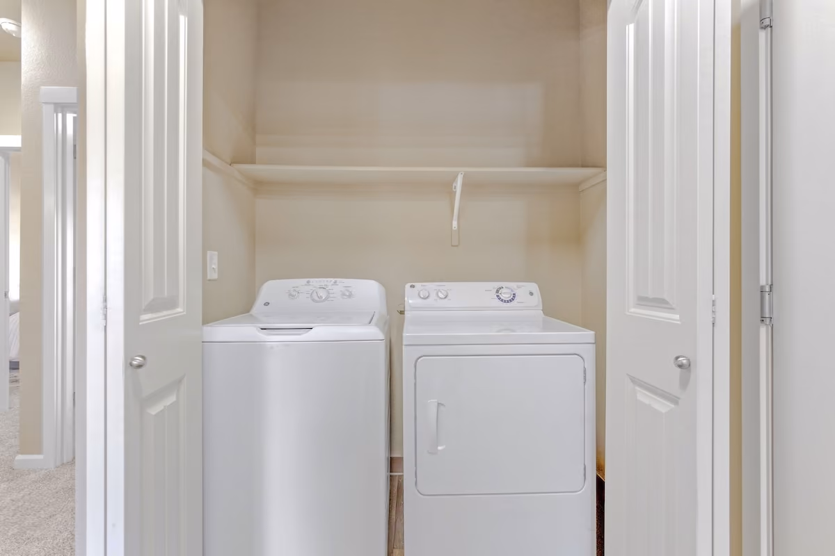 Laundry unit at Orchard Ridge in Salem, Oregon