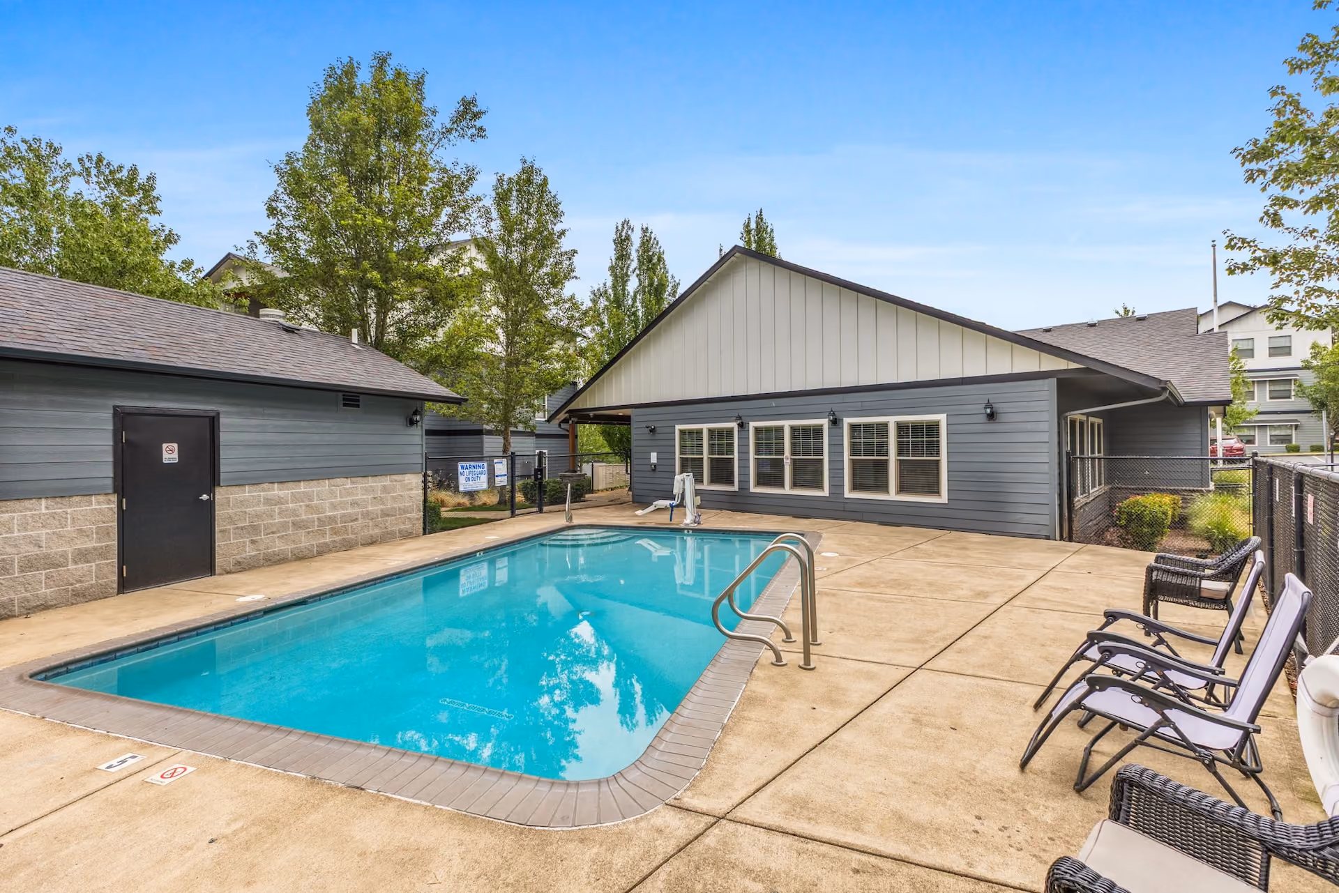 Swimming pool at Orchard Ridge in Salem, Oregon