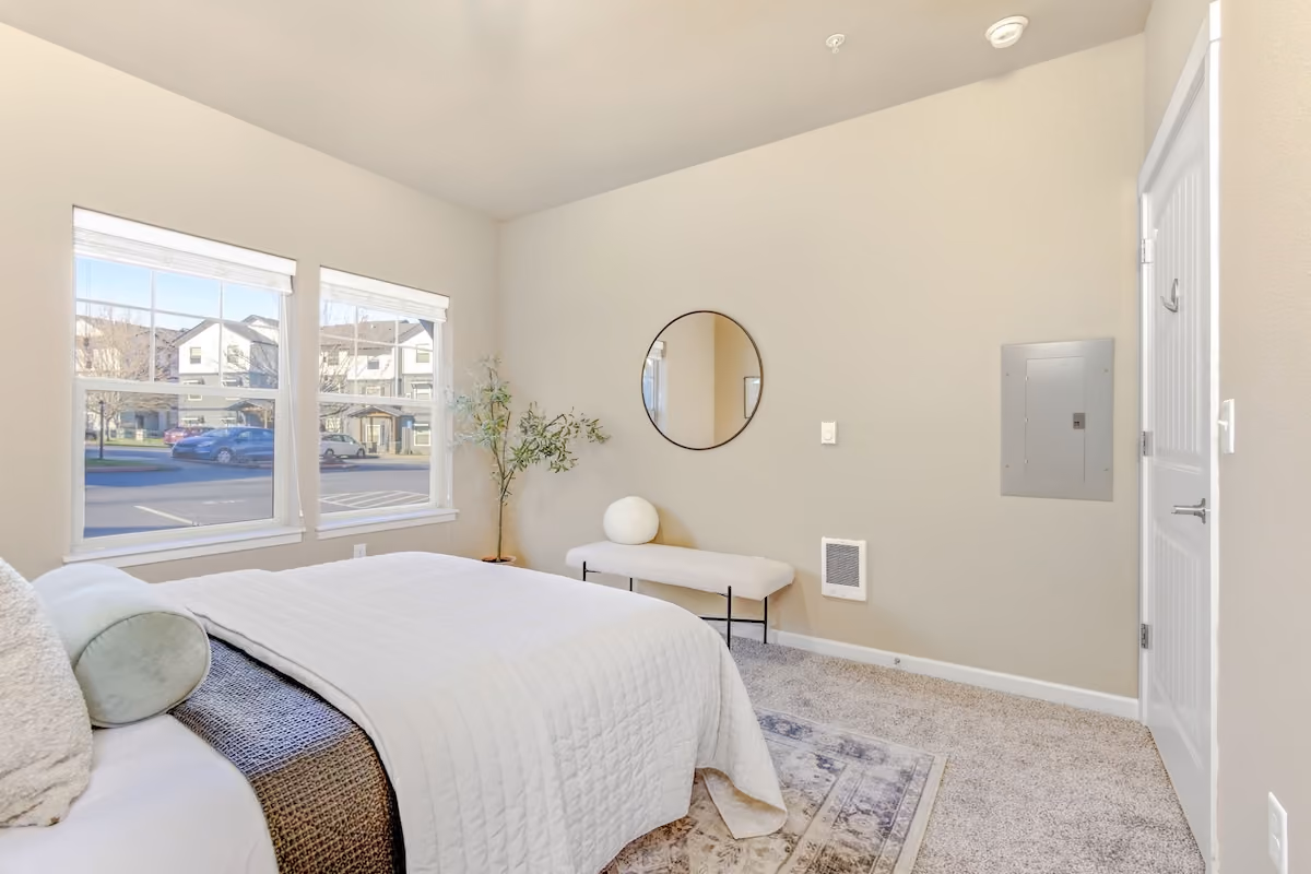 Spacious bedroom at Orchard Ridge in Salem, Oregon