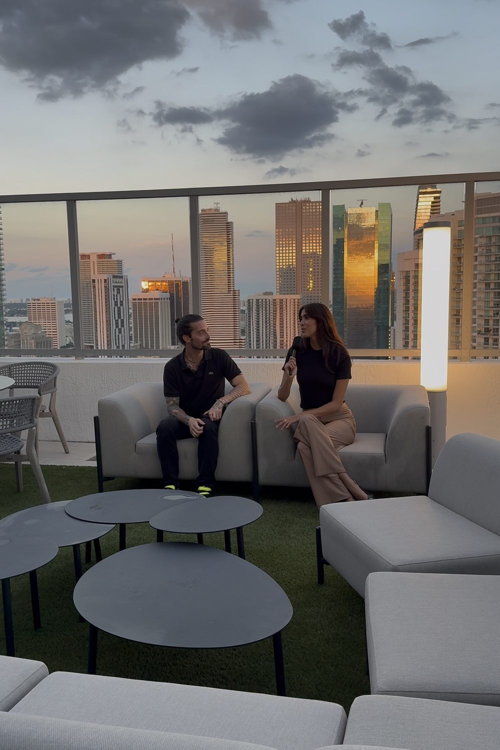 A rooftop conversation filmed for The Coconut Club