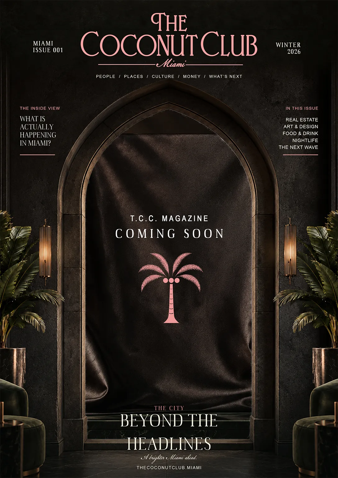 The Coconut Club Magazine, Issue 001 cover