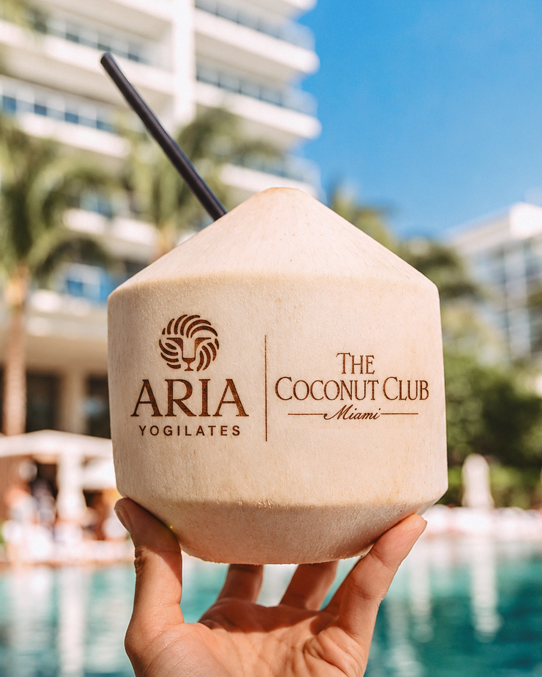 ARIA Yogilates x The Coconut Club custom coconut